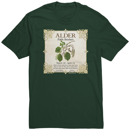 Celtic Tree Zodiac Unisex T-shirt - Alder