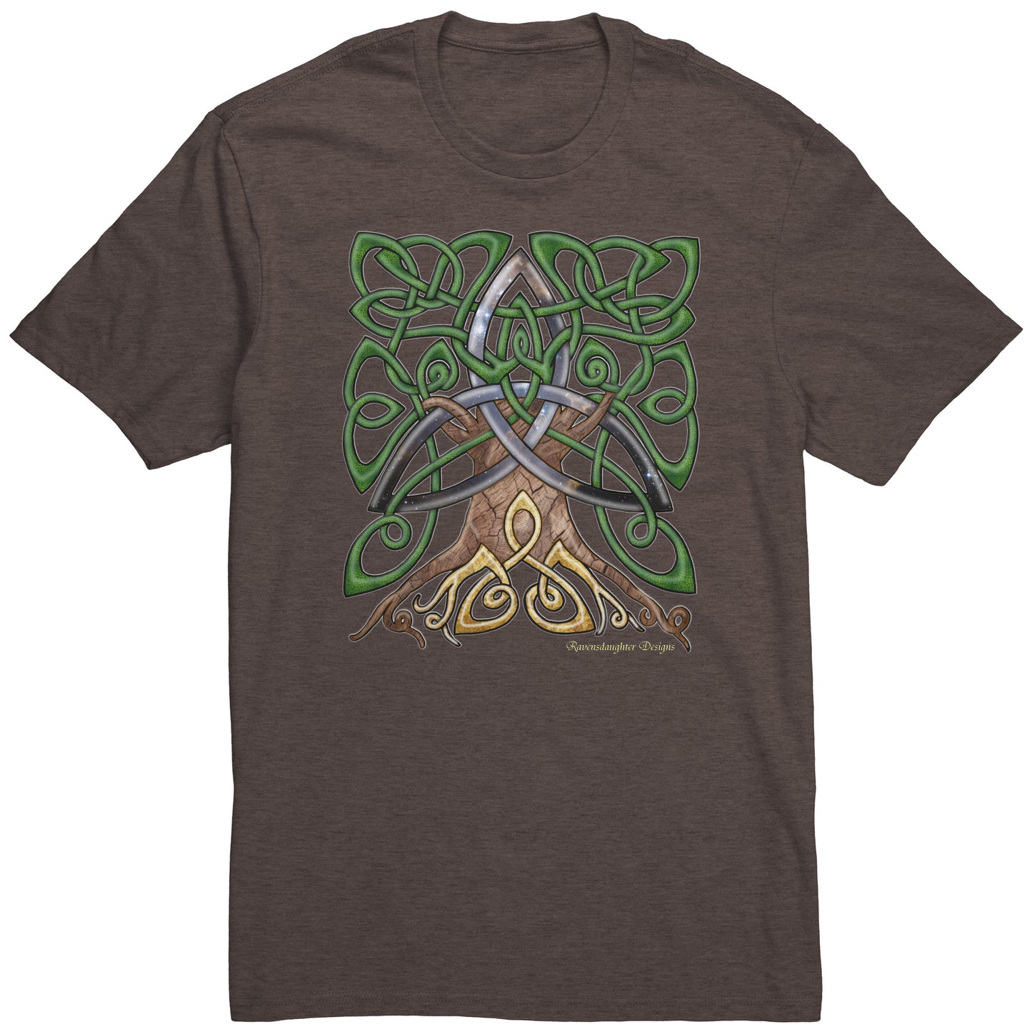 Celtic Trinity Tree - Cosmic Unisex T-Shirt