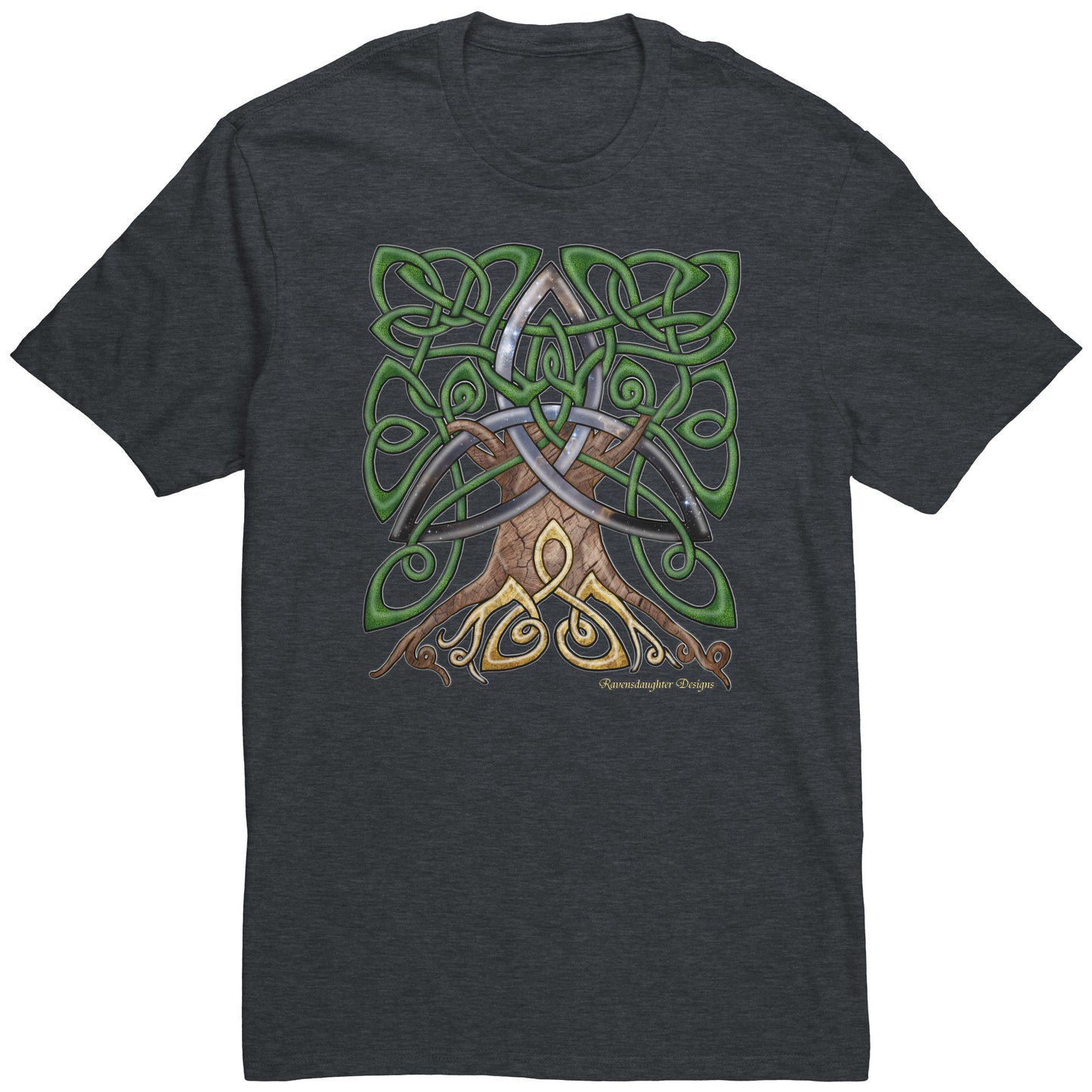 Celtic Trinity Tree - Cosmic Unisex T-Shirt