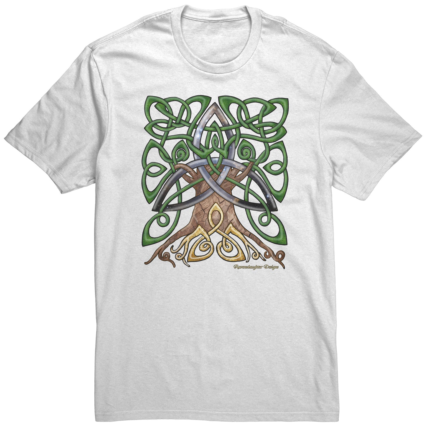 Celtic Trinity Tree - Cosmic Unisex T-Shirt