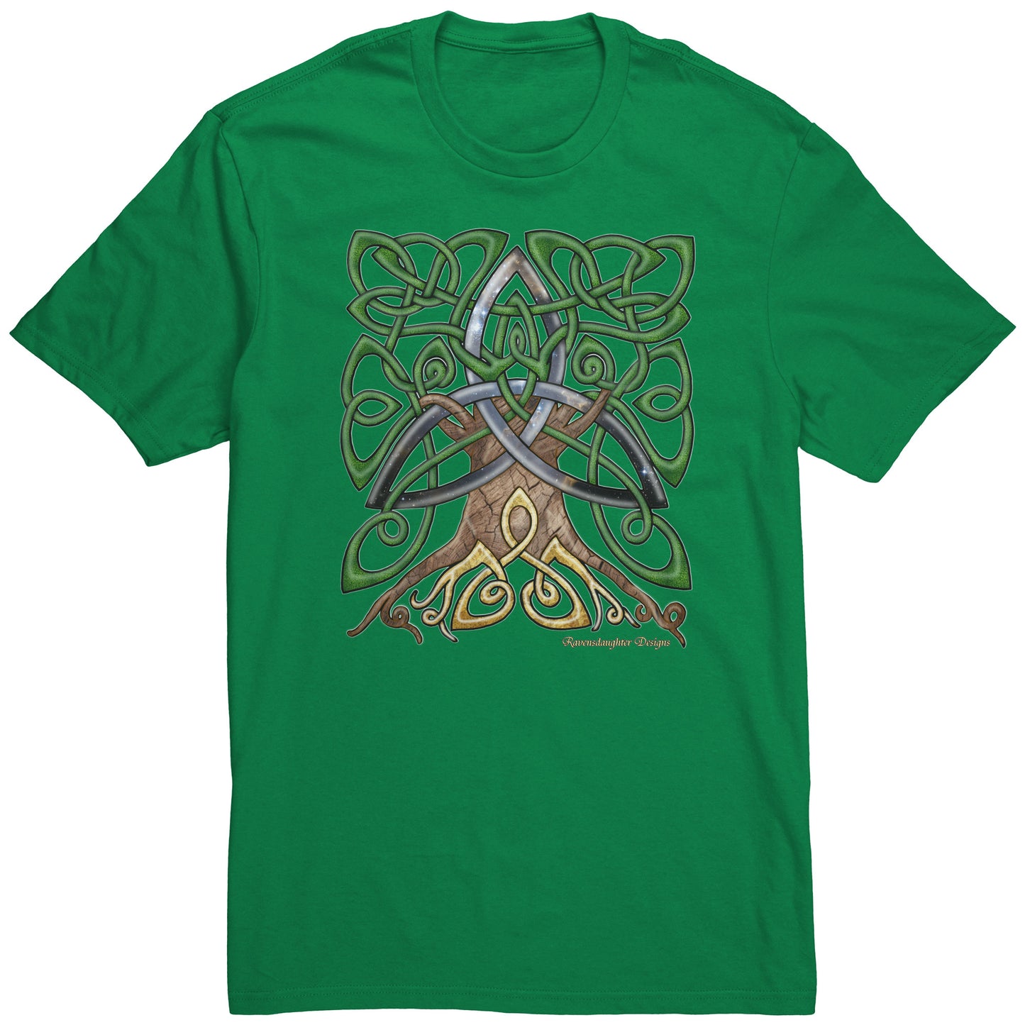 Celtic Trinity Tree - Cosmic Unisex T-Shirt