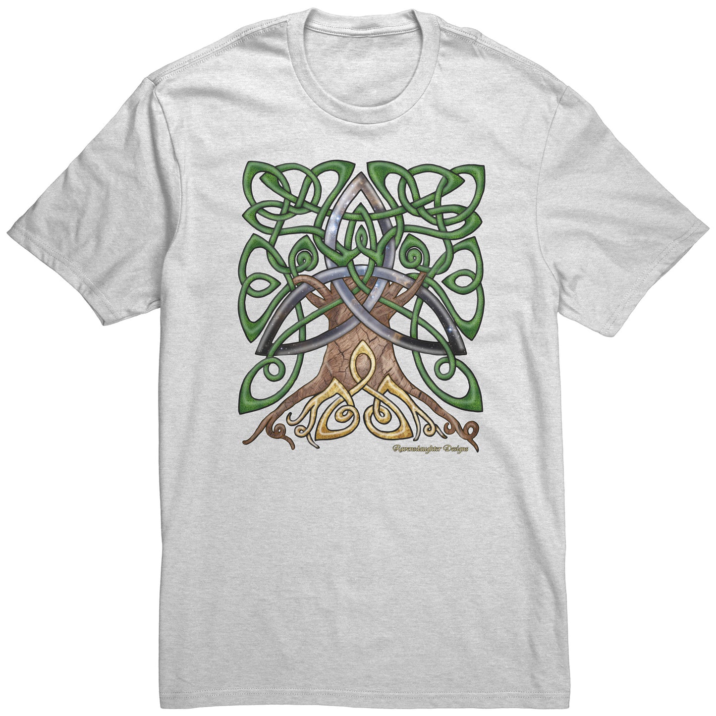 Celtic Trinity Tree - Cosmic Unisex T-Shirt