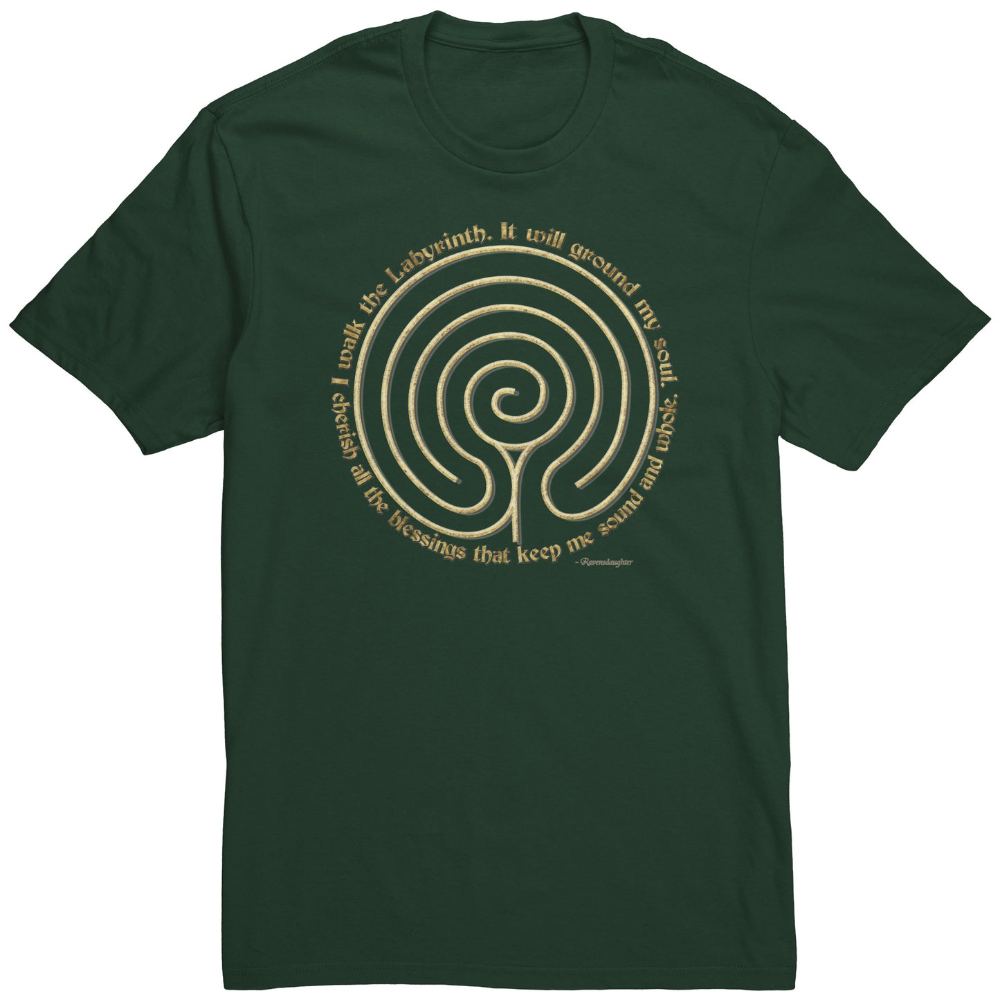 Chakra Vyuha Labyrinth Unisex Poetry T-shirt
