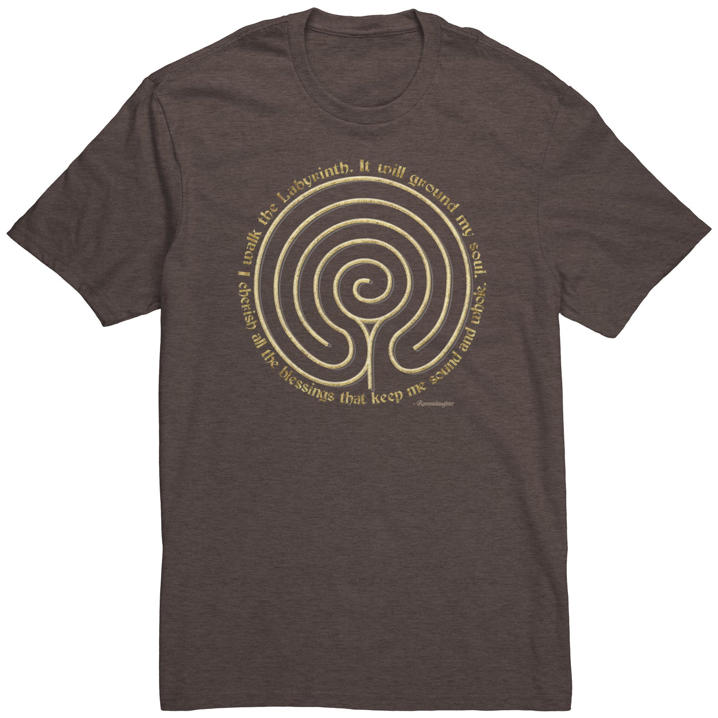 Chakra Vyuha Labyrinth Unisex Poetry T-shirt