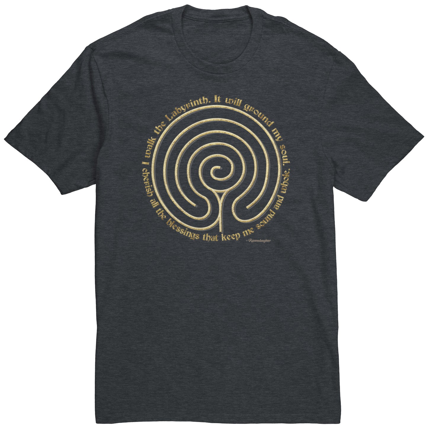 Chakra Vyuha Labyrinth Unisex Poetry T-shirt