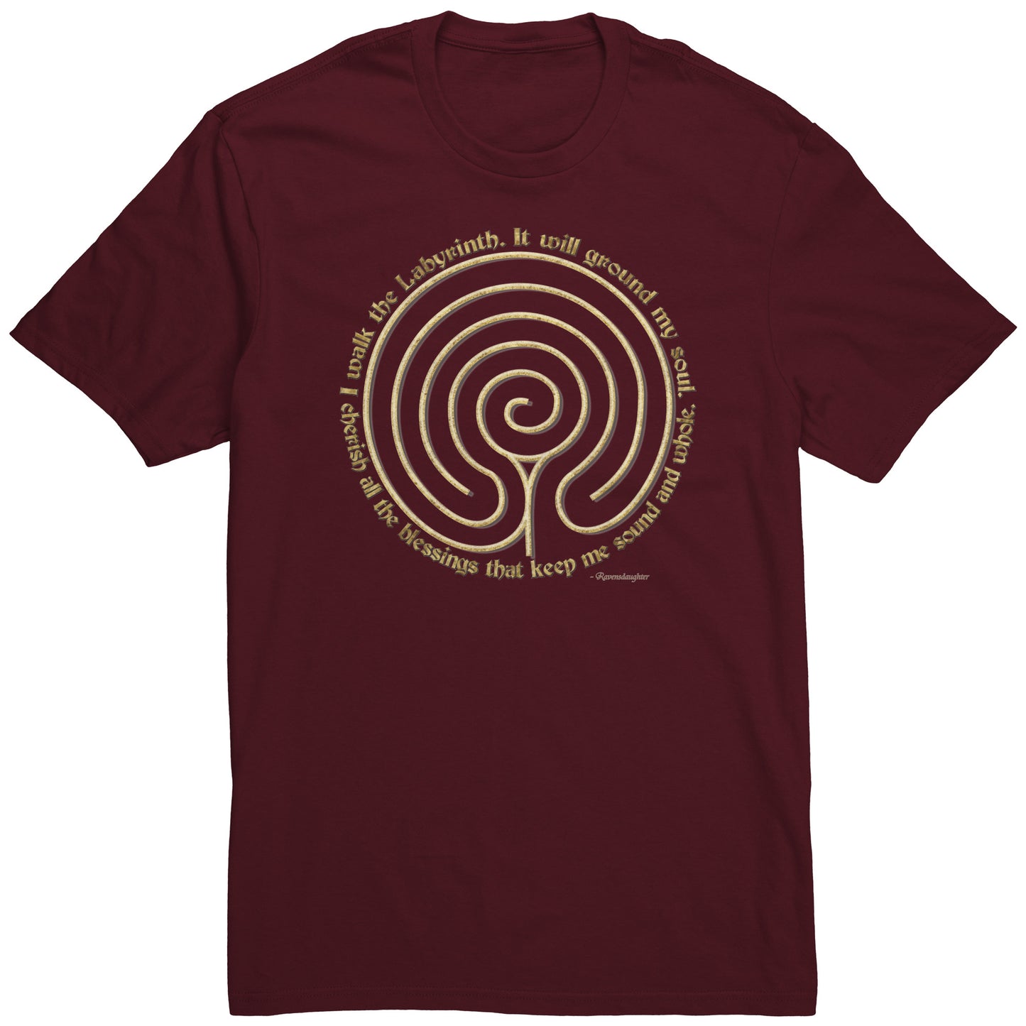 Chakra Vyuha Labyrinth Unisex Poetry T-shirt