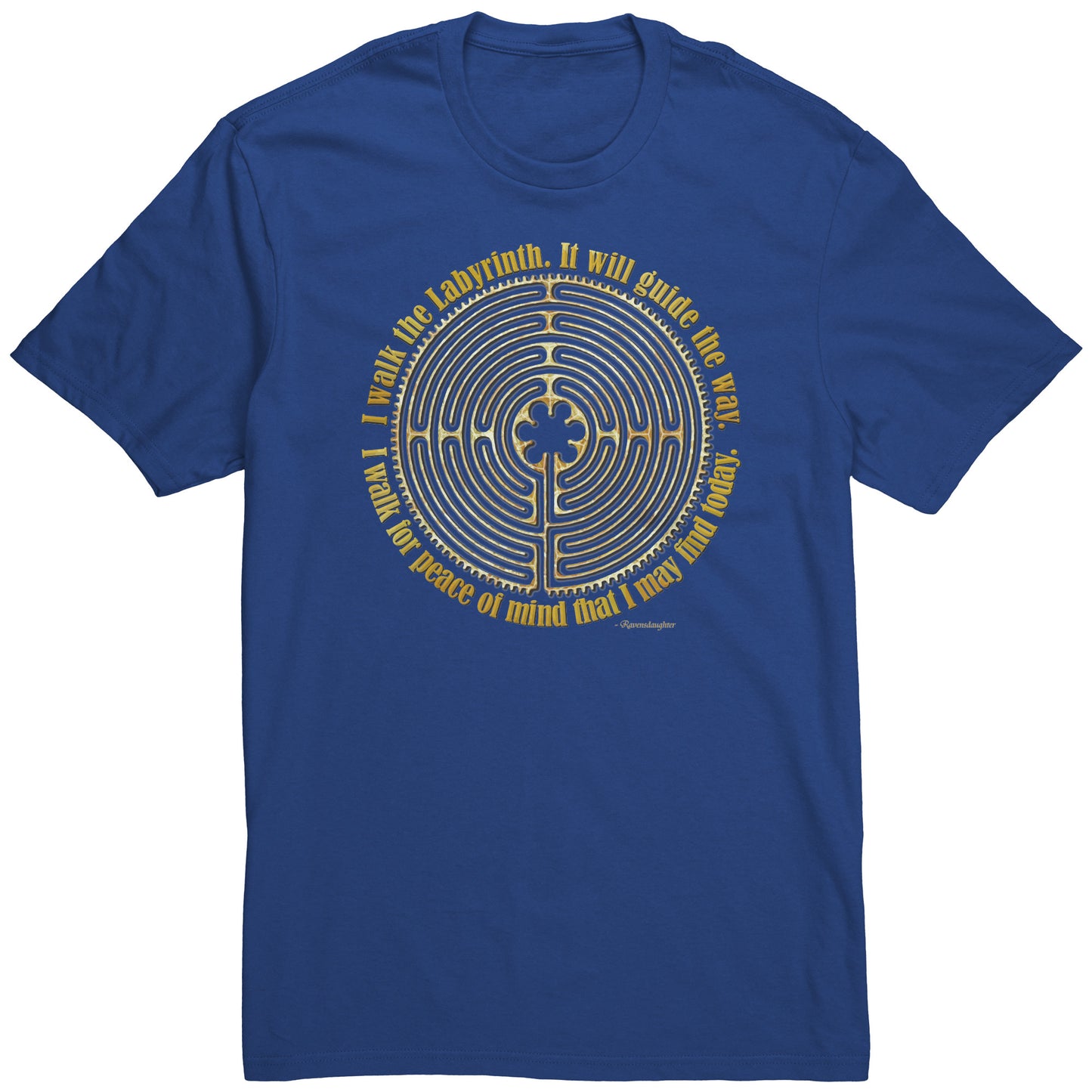 Chartres Cathedral Labyrinth Unisex Poetry T-shirt
