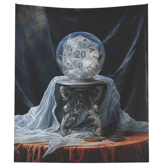 D20 Crydtal Ball Wall Hanging