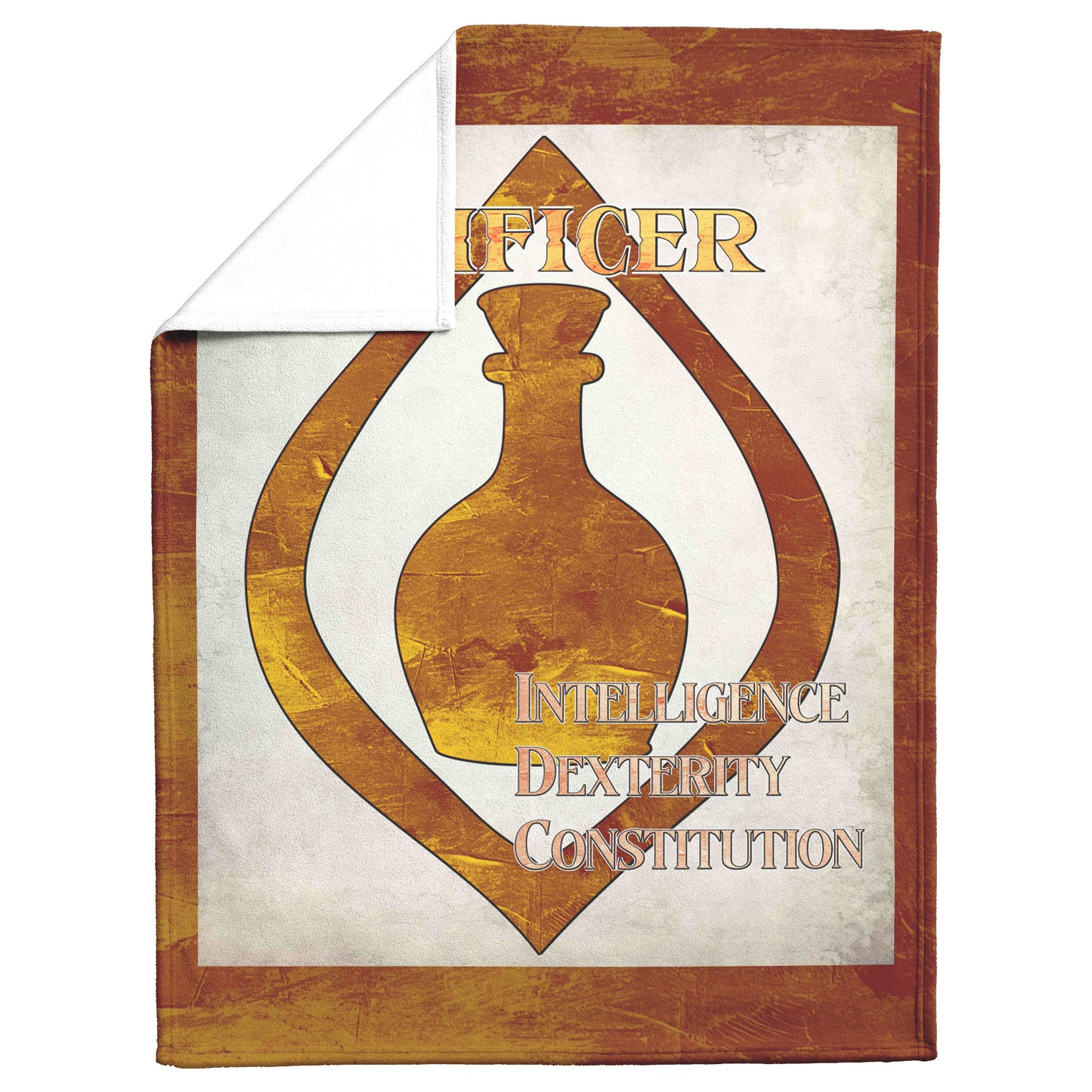 D&D Artificer Fleece Blanket