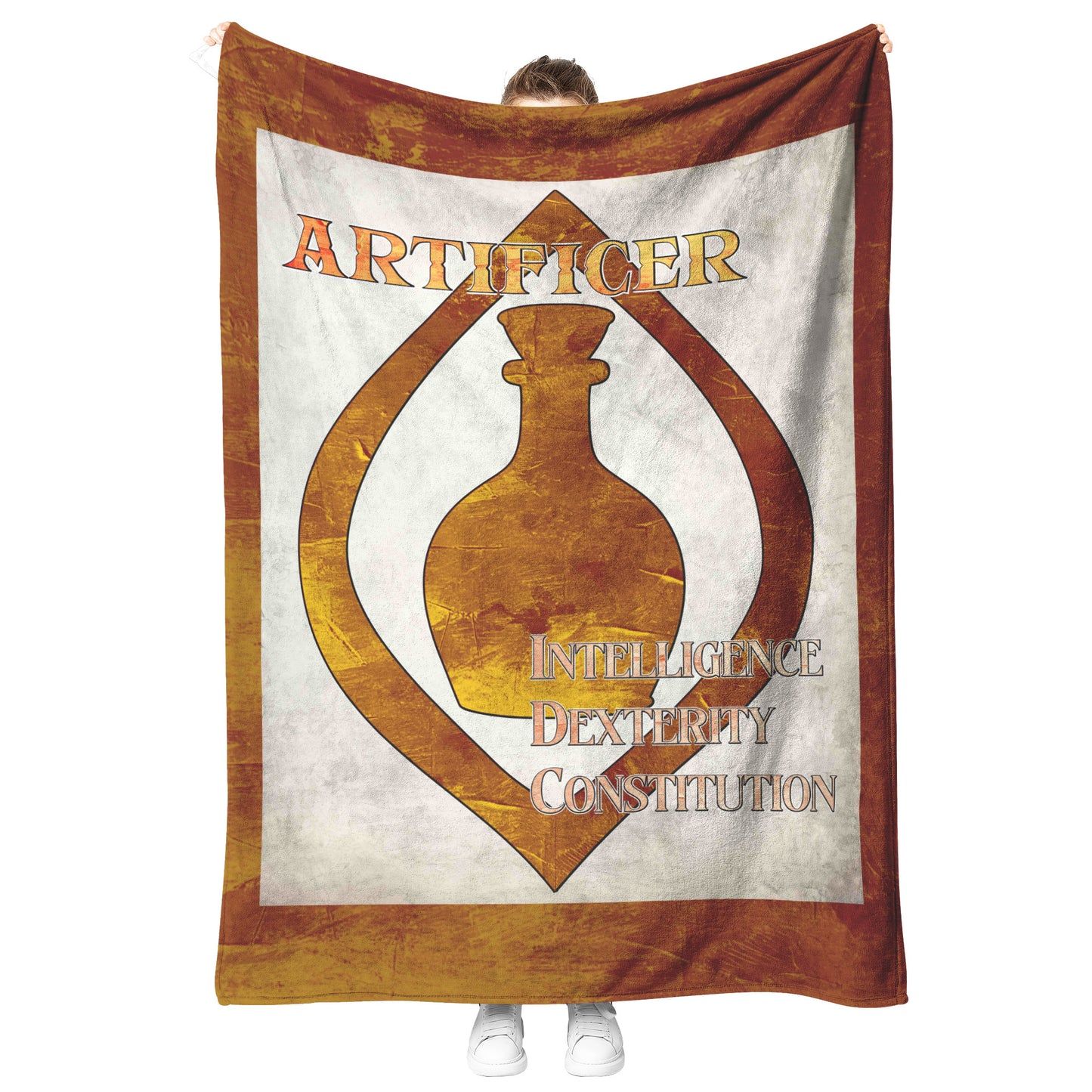 D&D Artificer Fleece Blanket