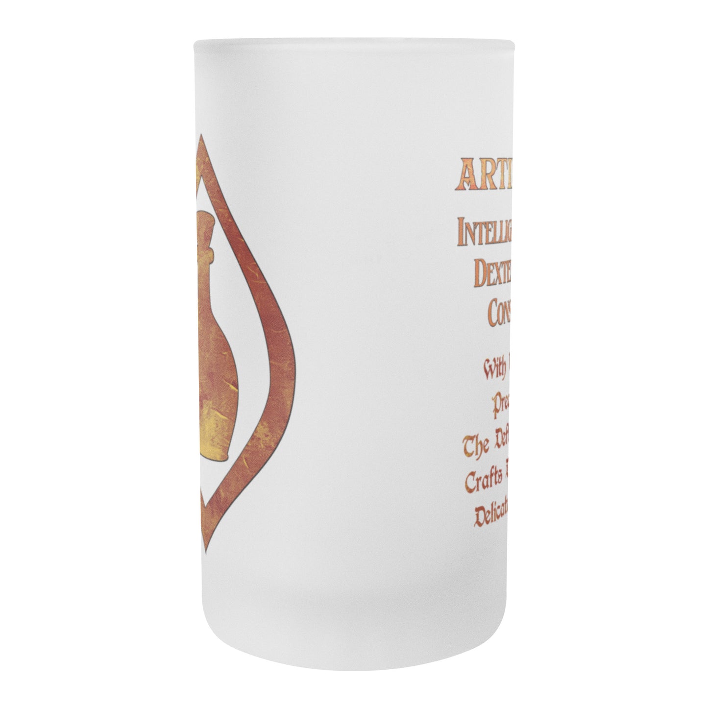 D&D Artificer Frosted Mug