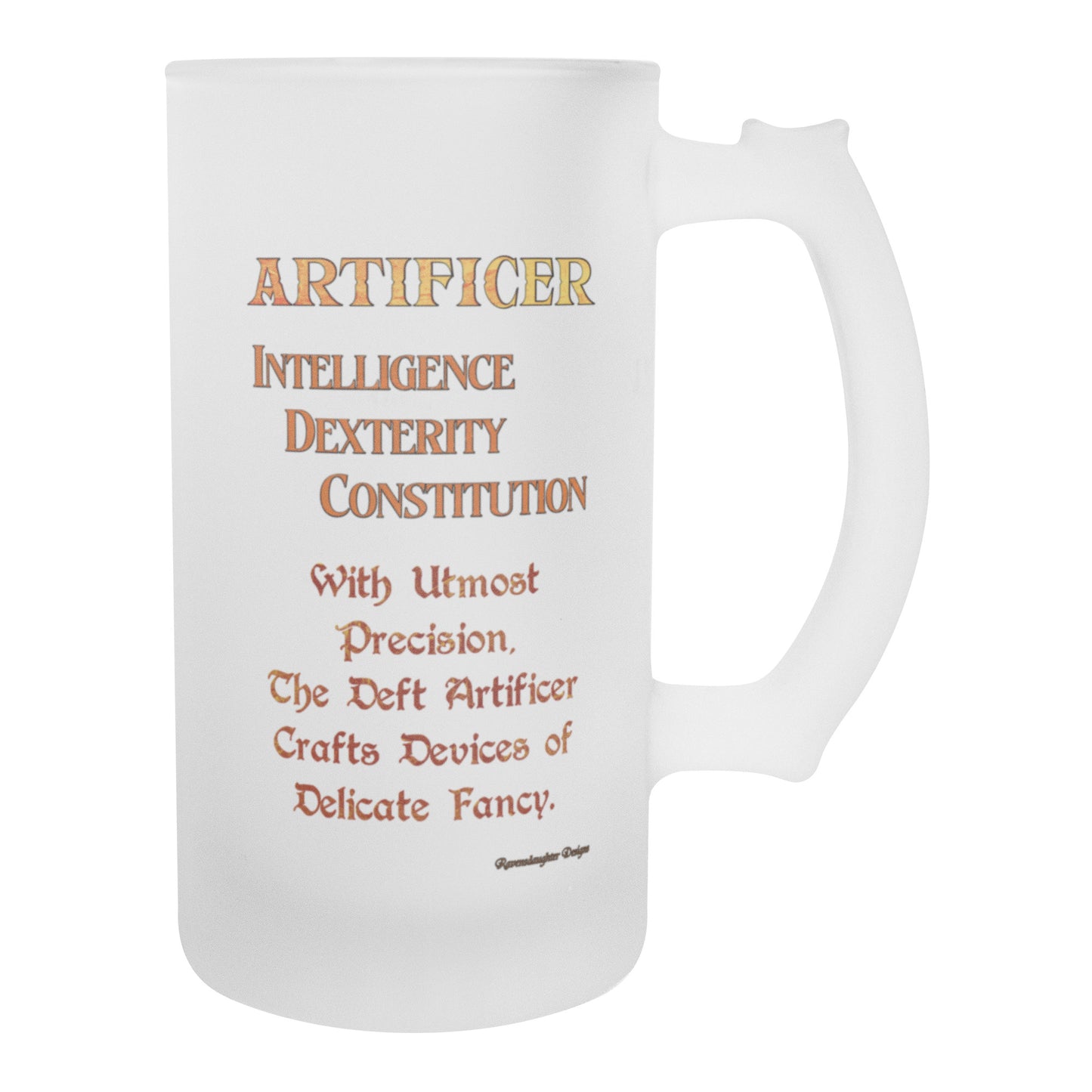 D&D Artificer Frosted Mug