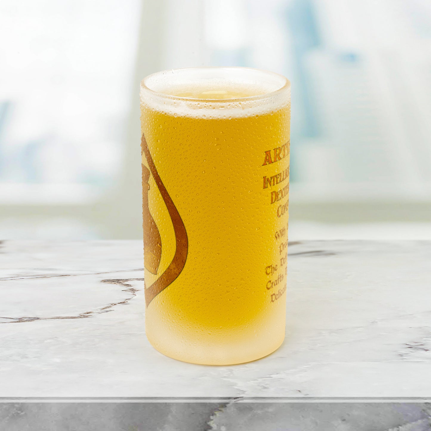 D&D Artificer Frosted Mug