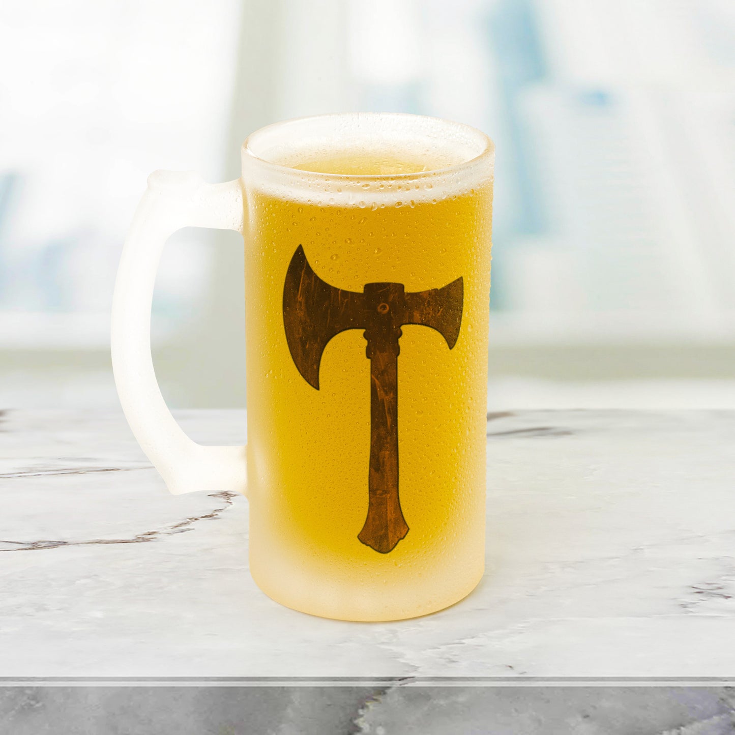 D&D Barbarian Frosted Mug