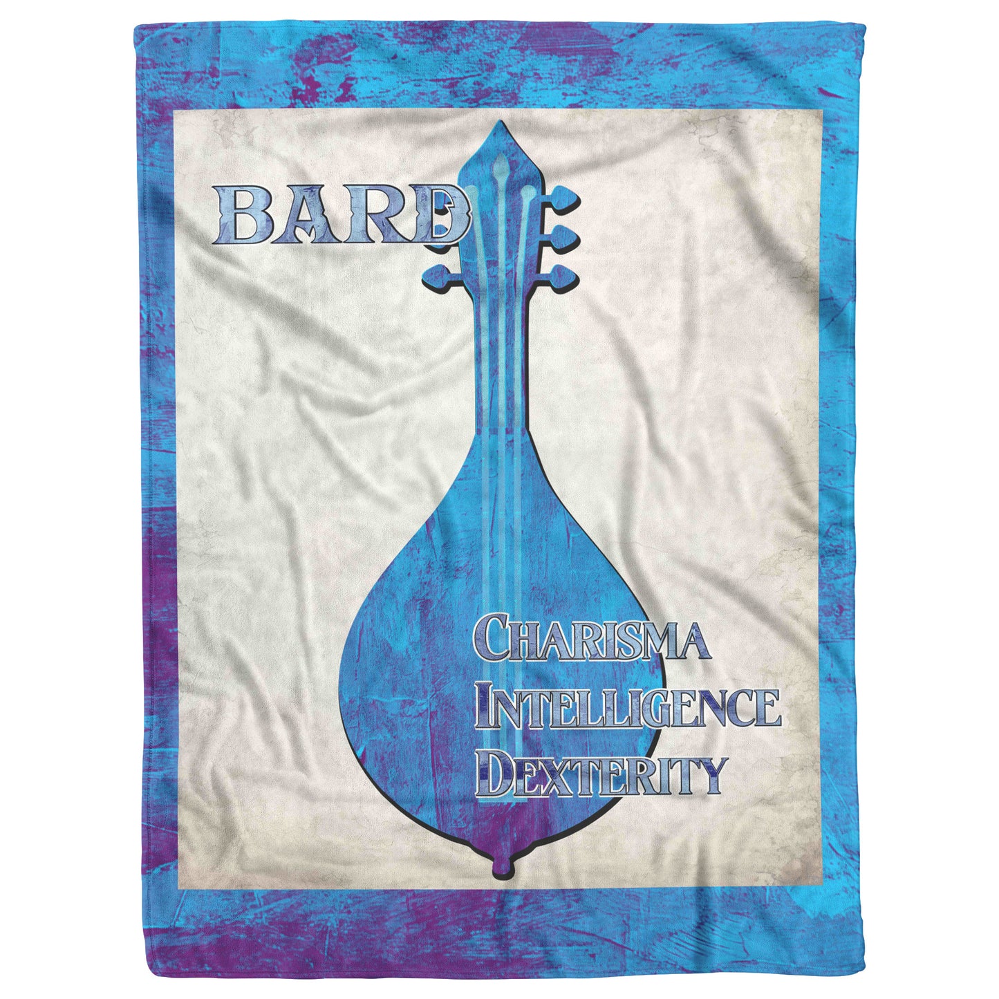 D&D Bard Fleece Blanket