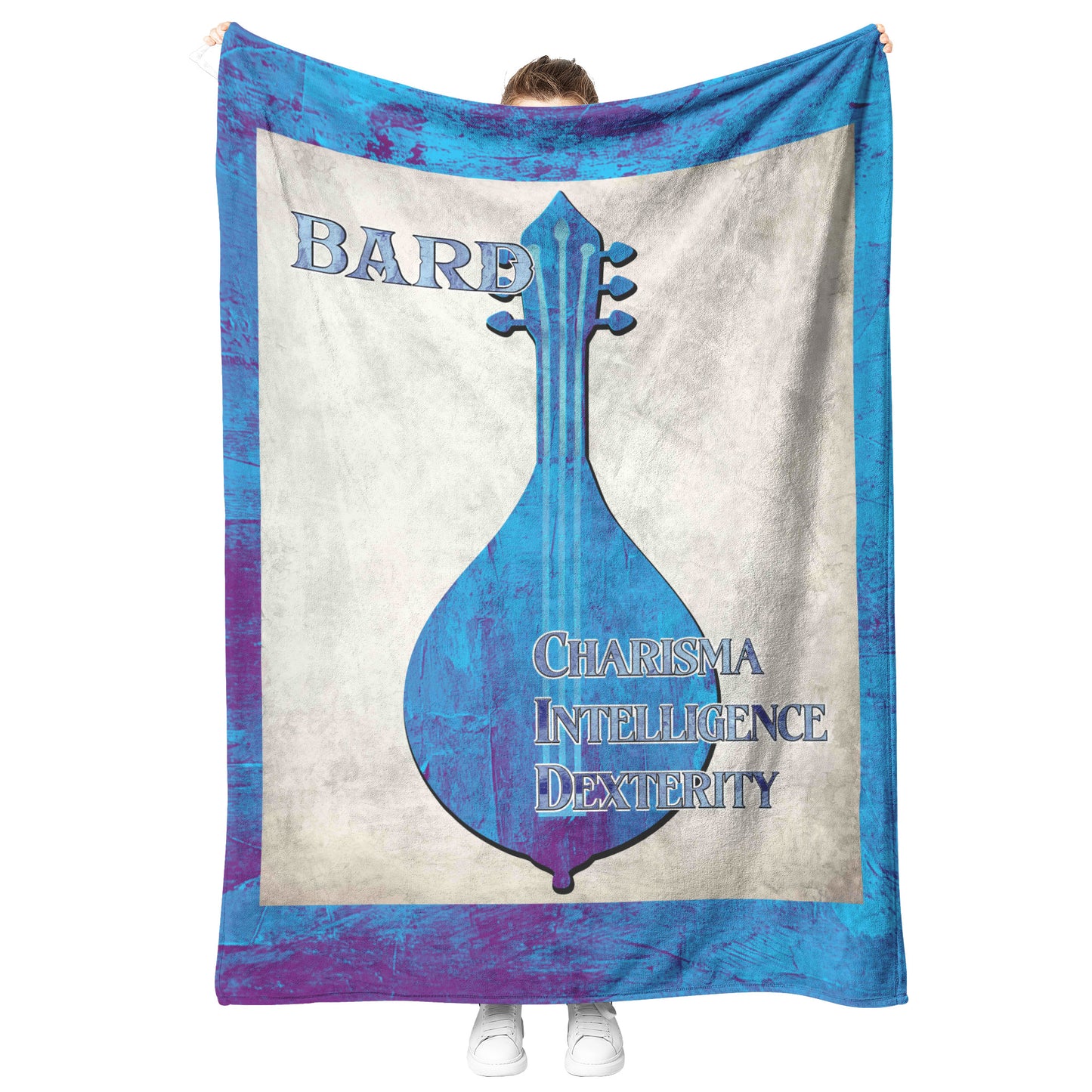 D&D Bard Fleece Blanket