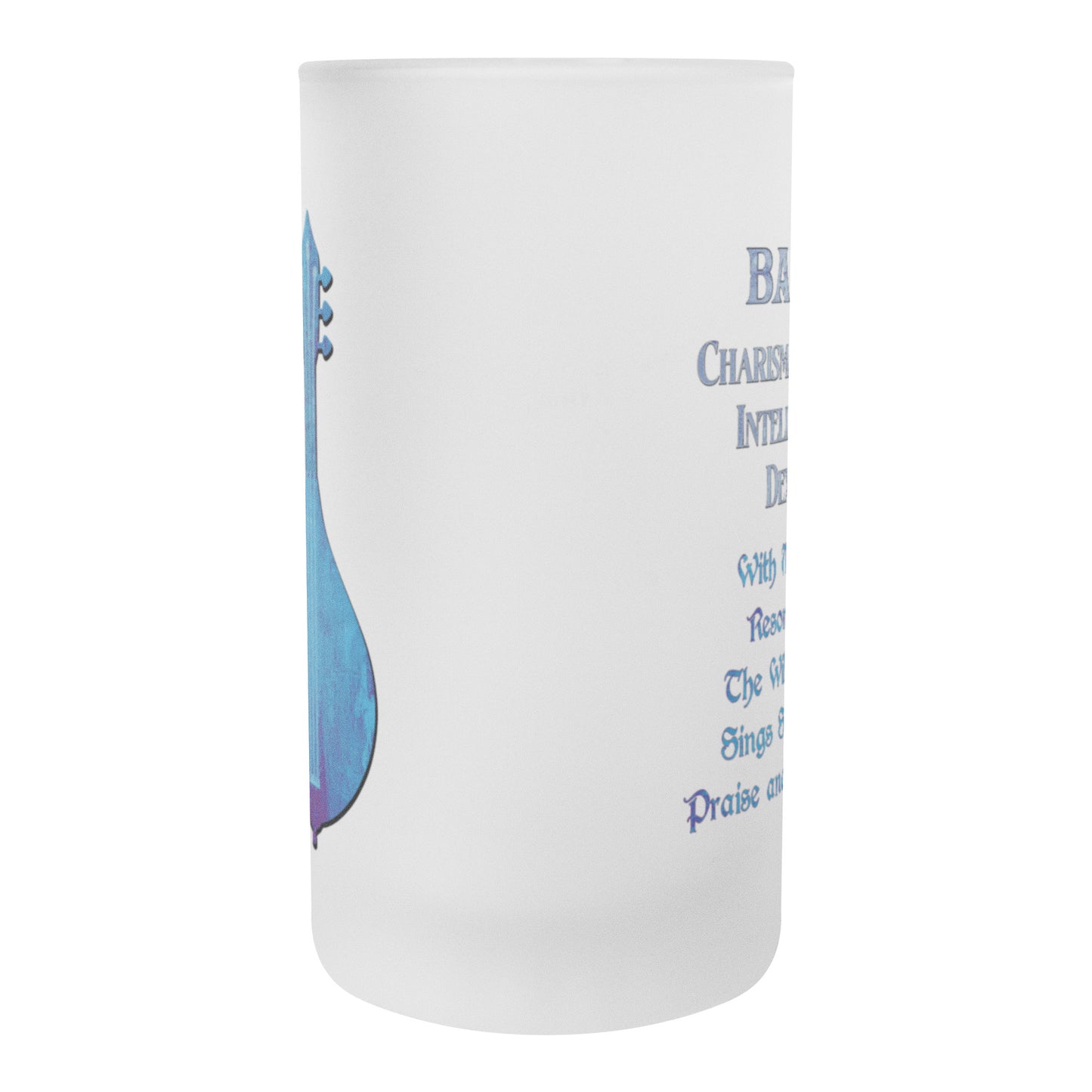 D&D Bard Frosted Mug