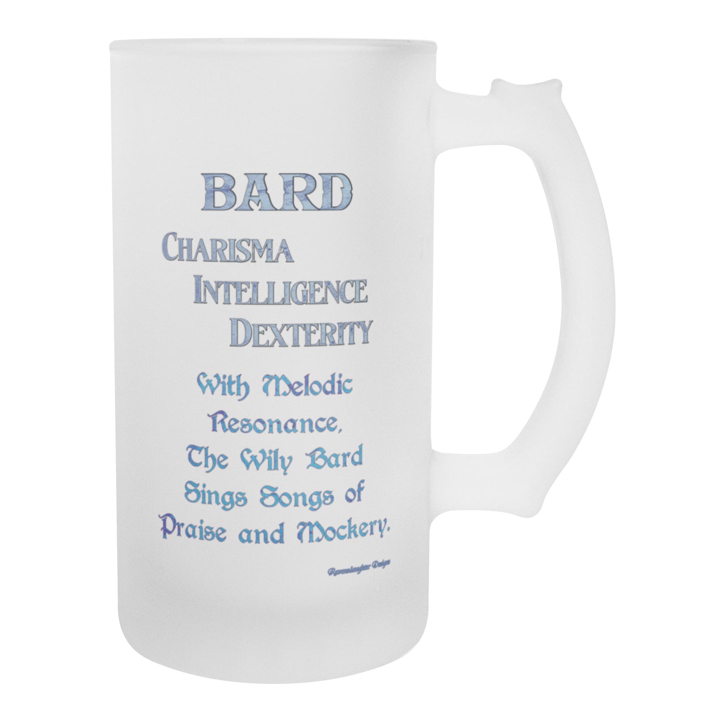 D&D Bard Frosted Mug