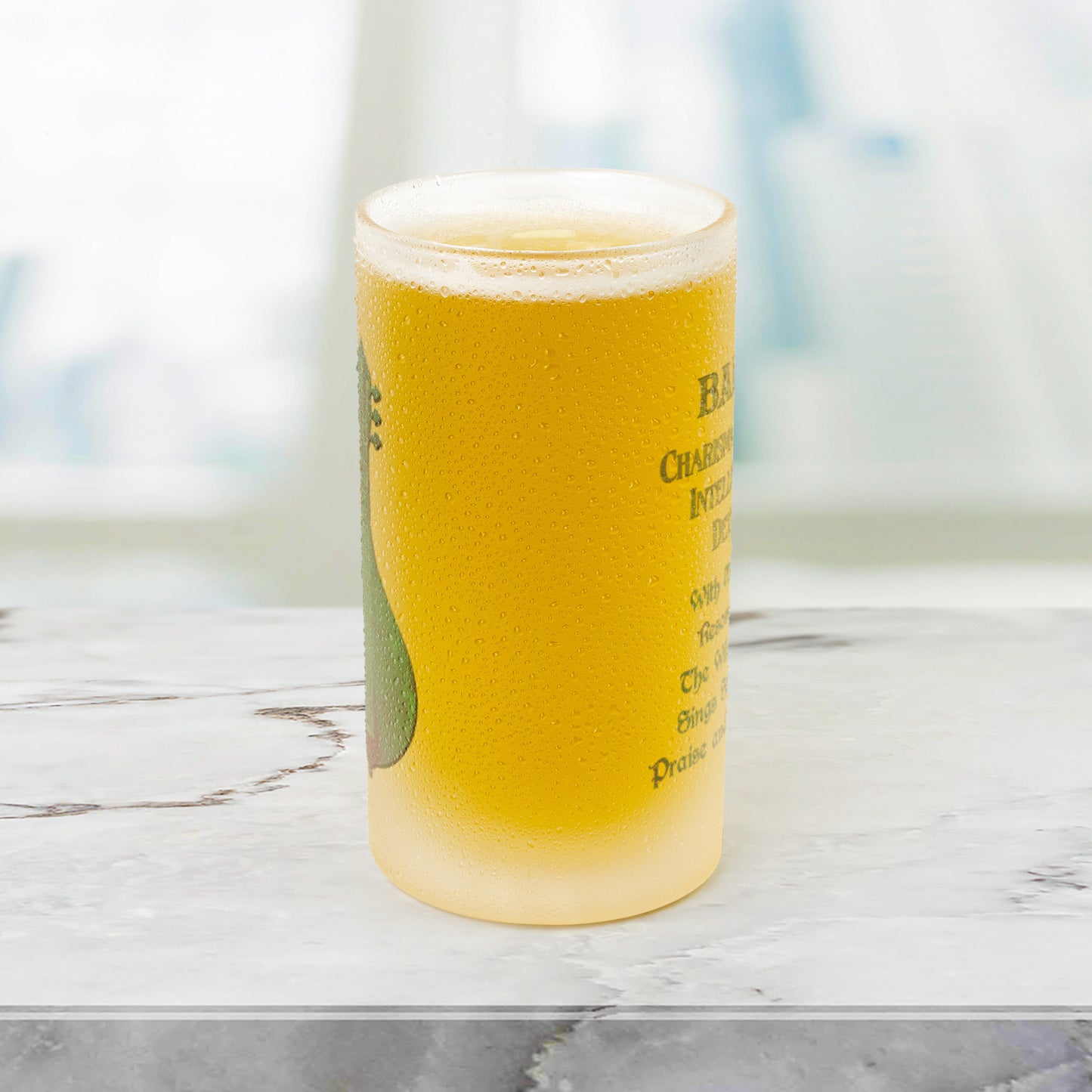 D&D Bard Frosted Mug