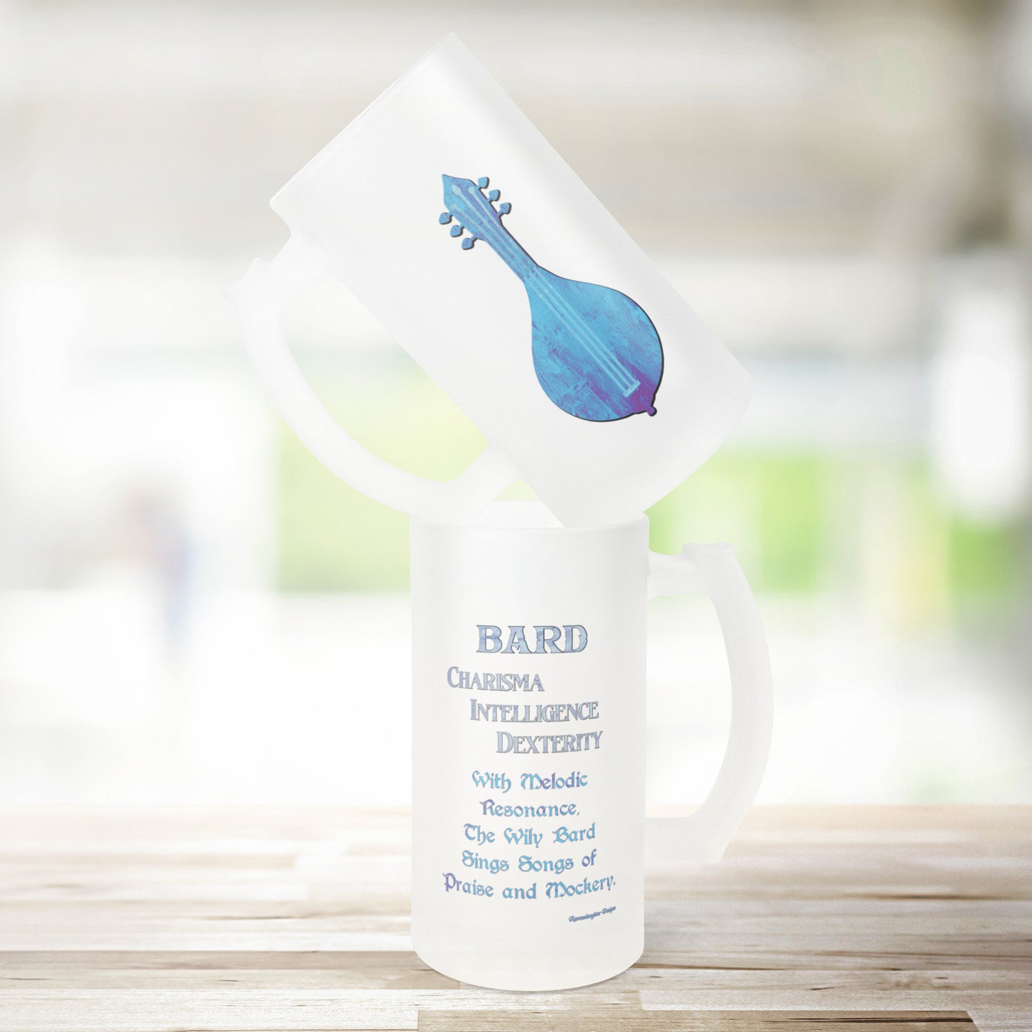 D&D Bard Frosted Mug