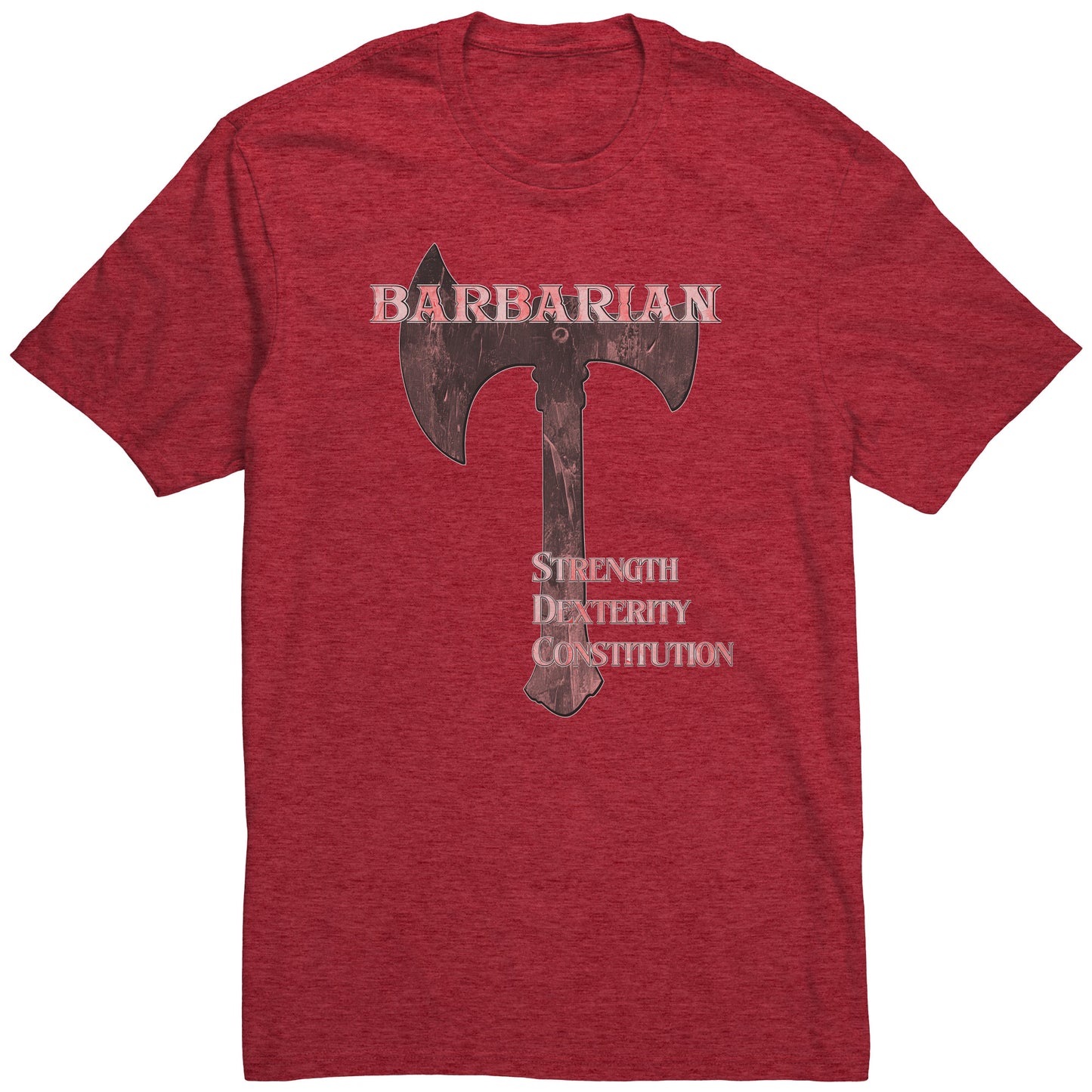 D&D Character Class Unisex T-Shirt - Barbarian