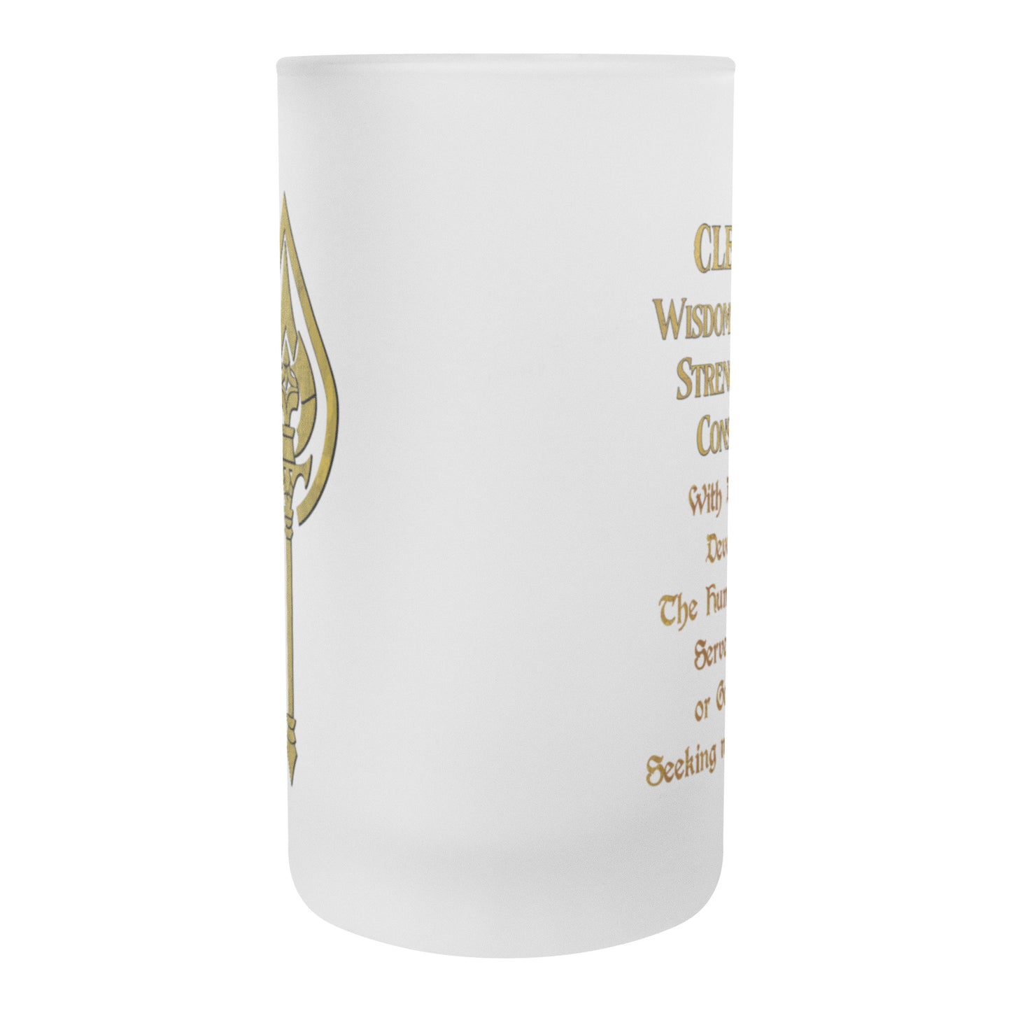 D&D Cleric Frosted Mug