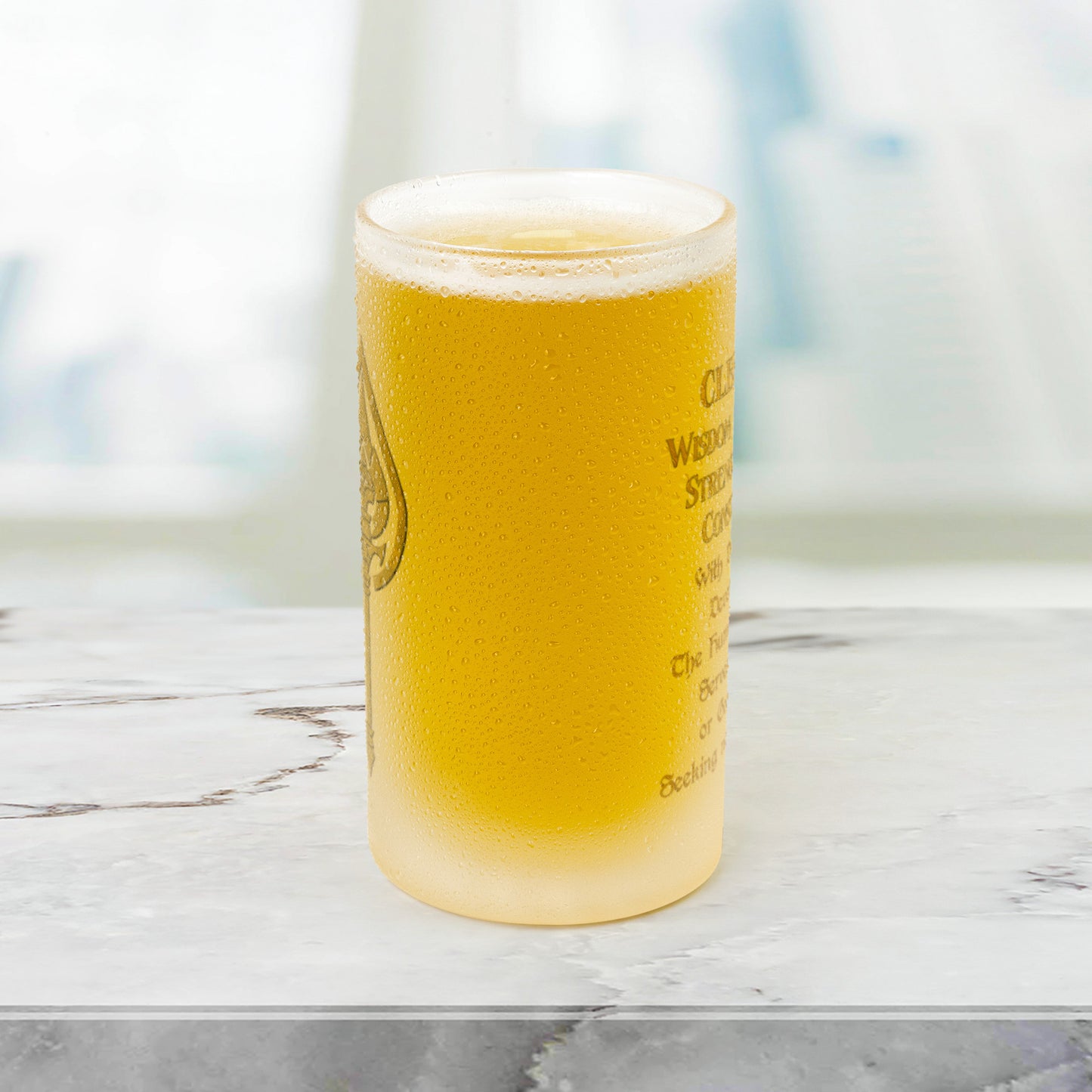 D&D Cleric Frosted Mug