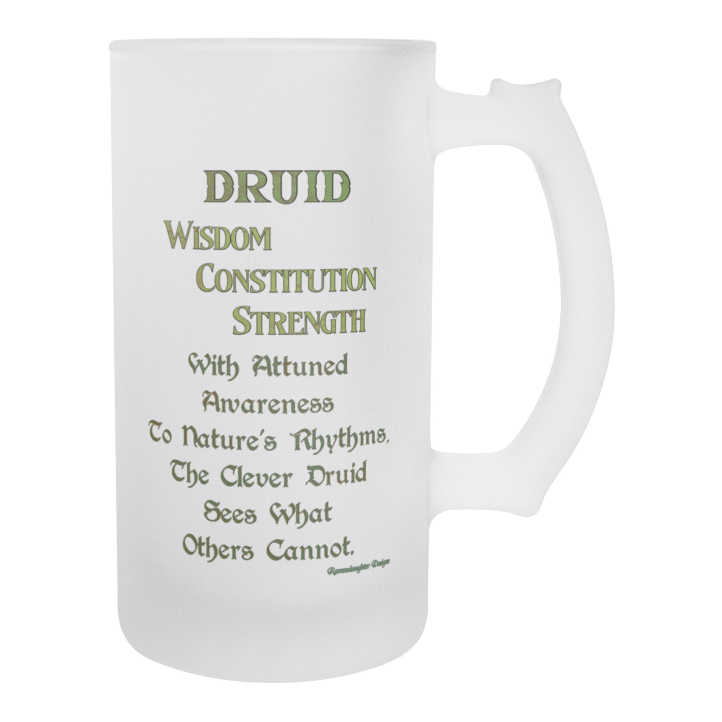 D&D Druid Frosted Mug