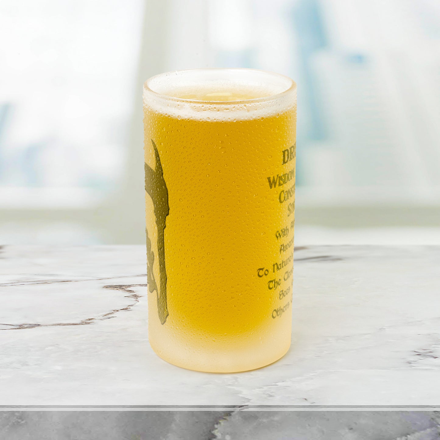 D&D Druid Frosted Mug