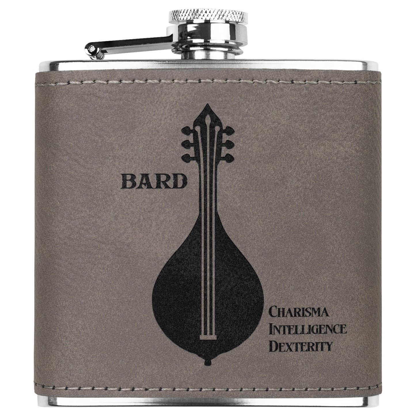D&D Leatherette Flask - Bard