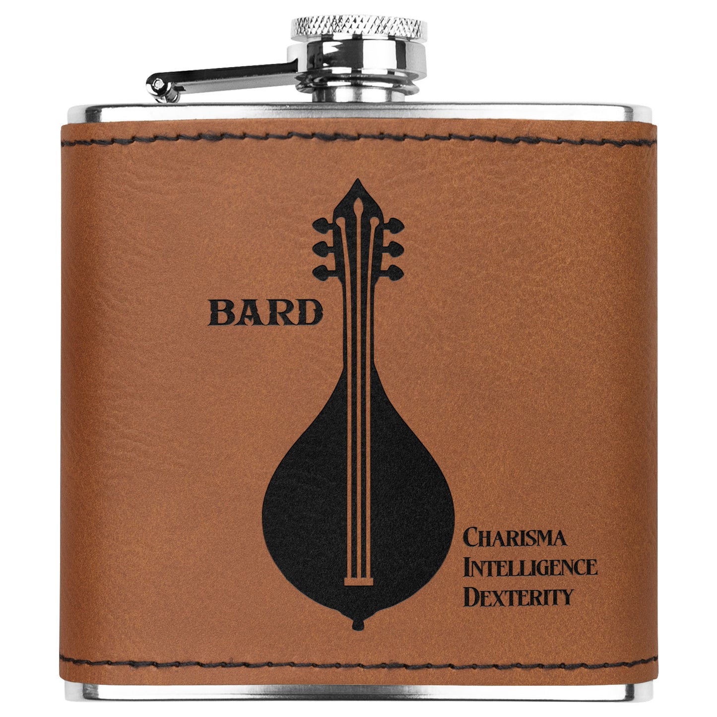 D&D Leatherette Flask - Bard