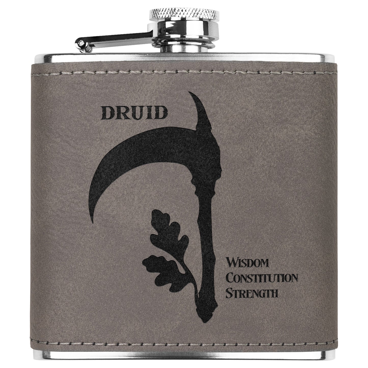 D&D Leatherette Flask - Druid