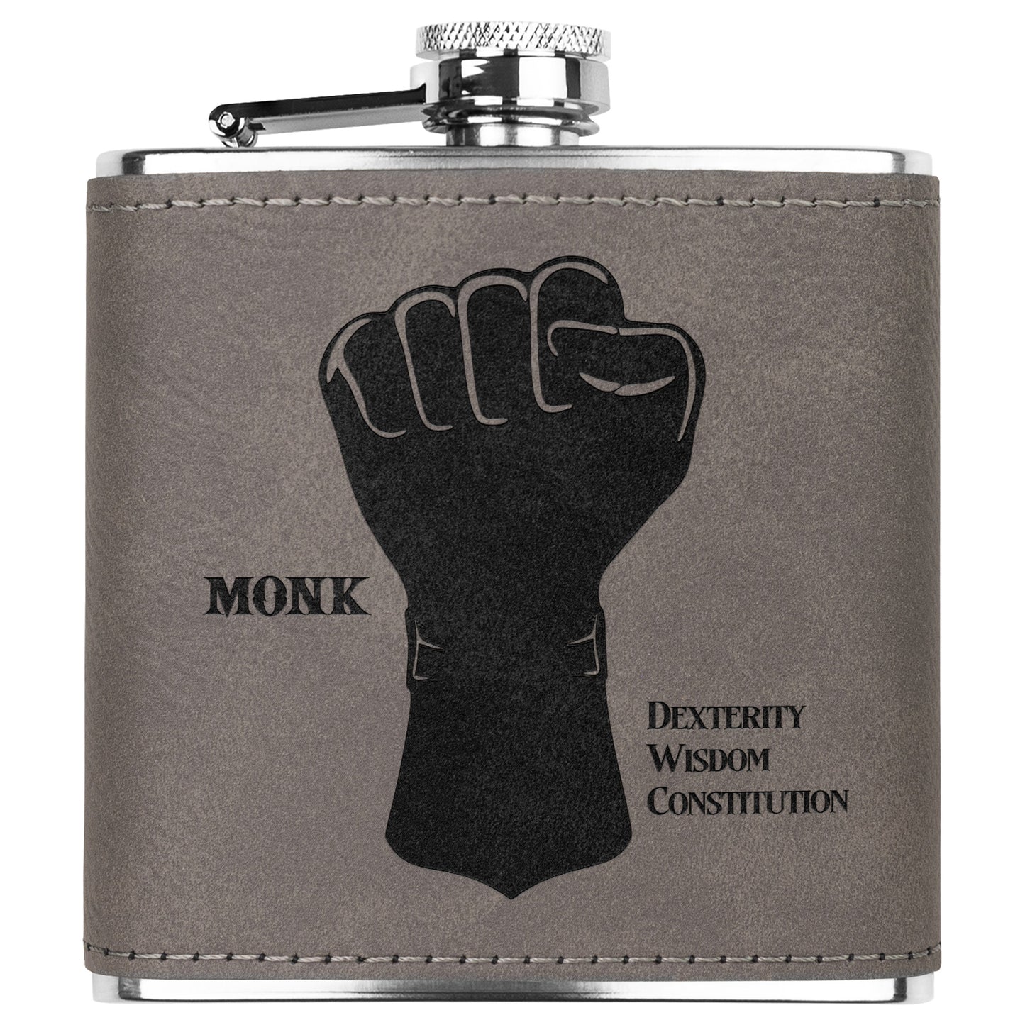 D&D Leatherette Flask - Monk