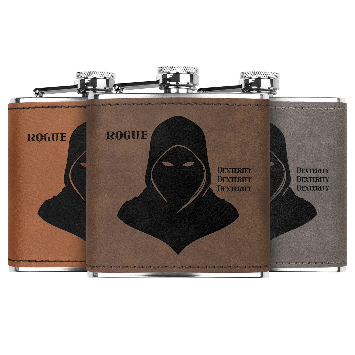 D&D Leatherette Flask - Rogue