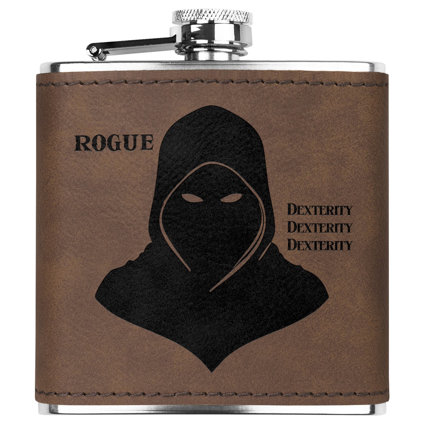 D&D Leatherette Flask - Rogue