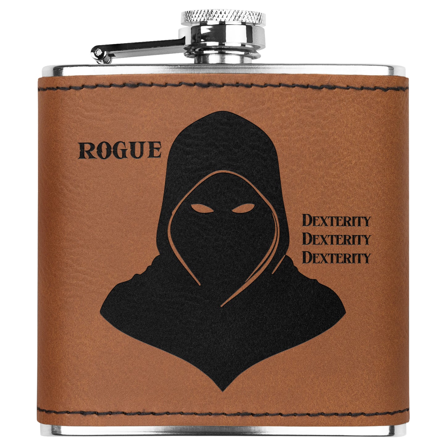 D&D Leatherette Flask - Rogue