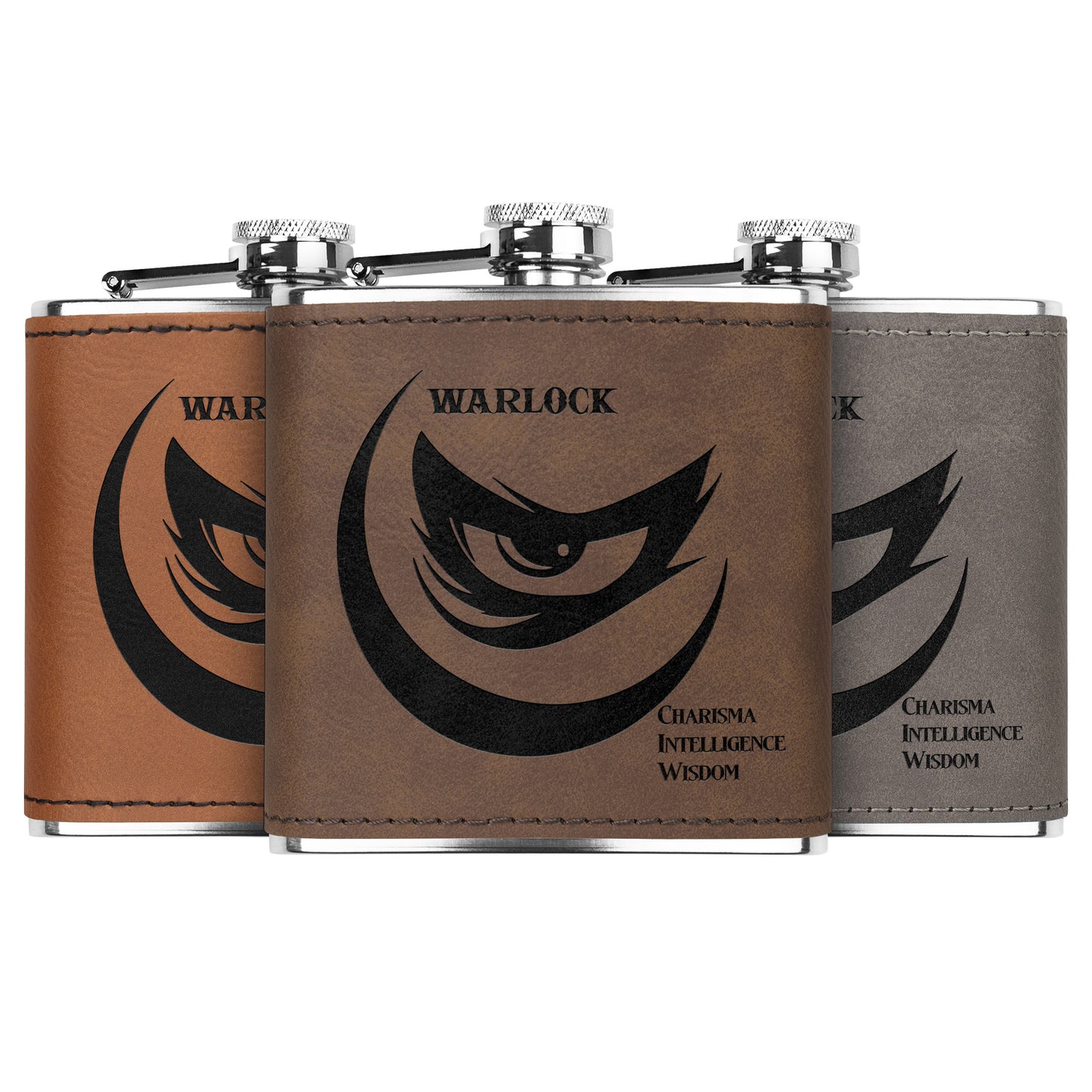 D&D Leatherette Flask - Warlock
