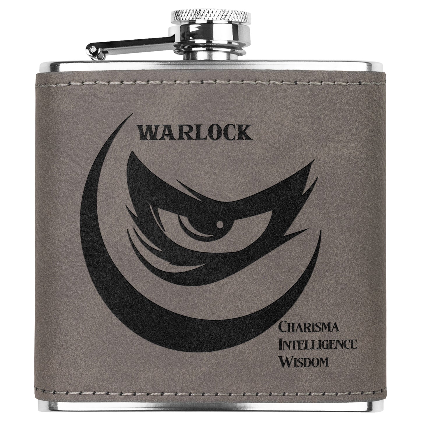 D&D Leatherette Flask - Warlock