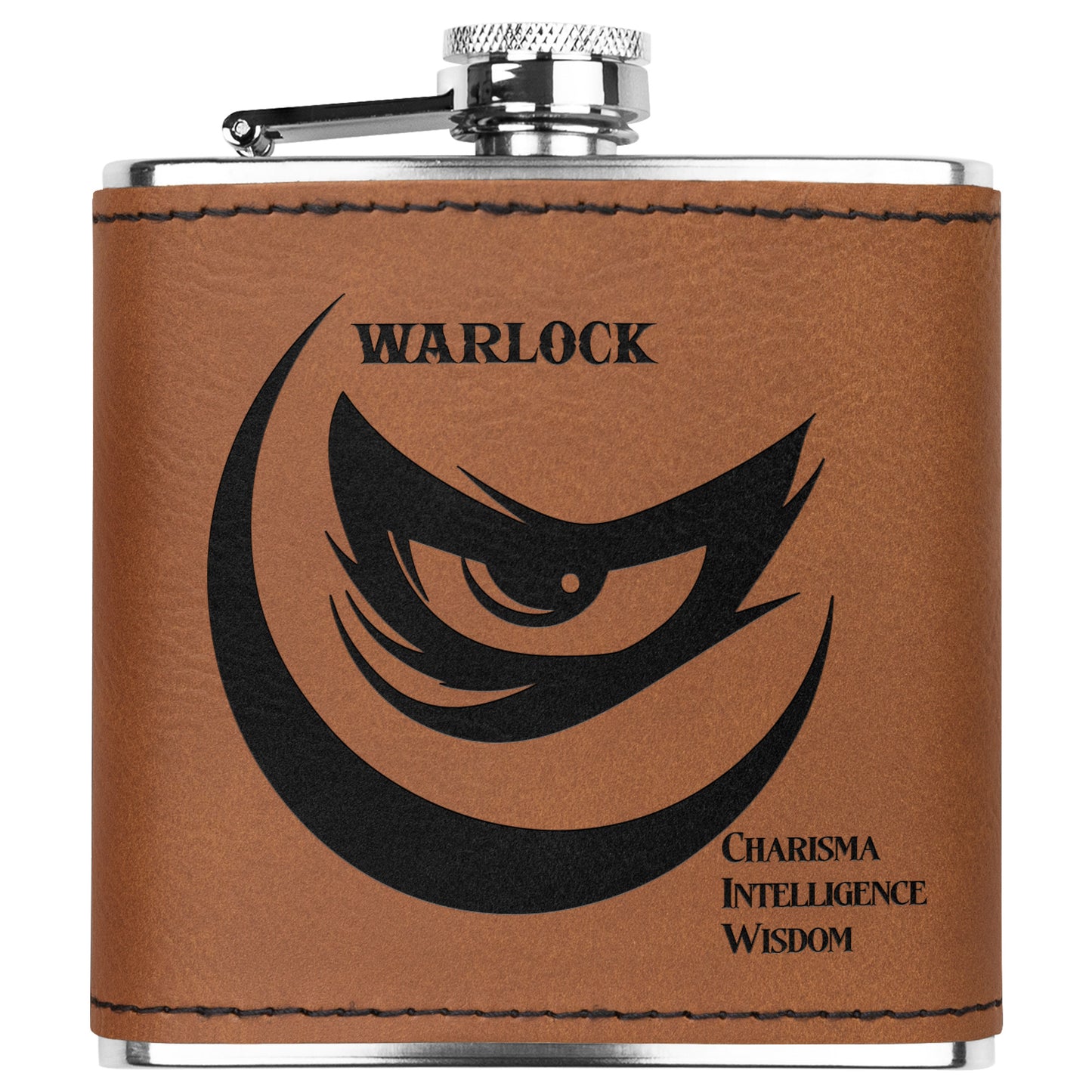 D&D Leatherette Flask - Warlock