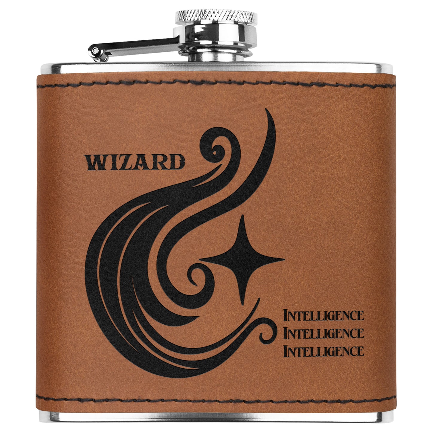 D&D Leatherette Flask - Wizard