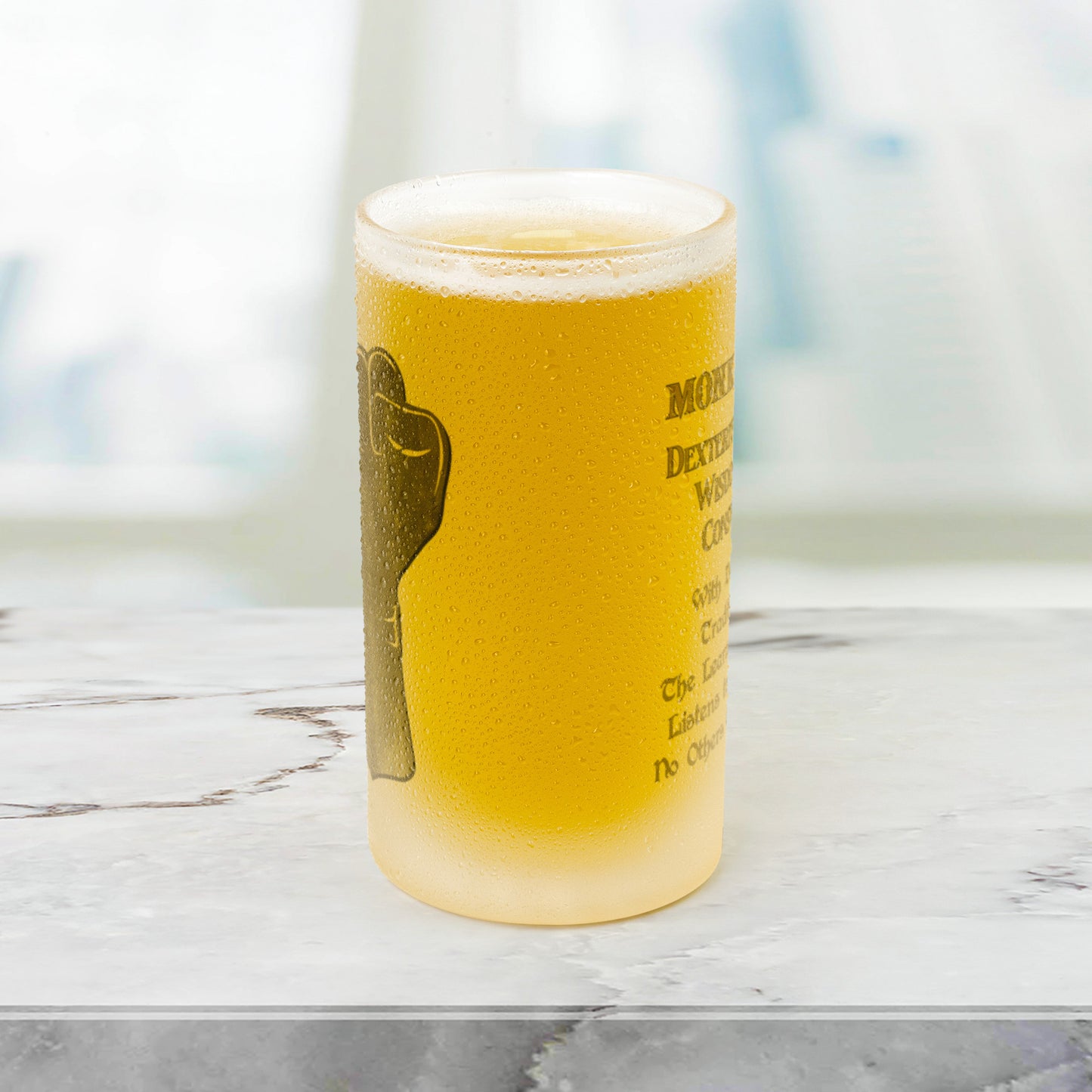 D&D Monk Frosted Mug