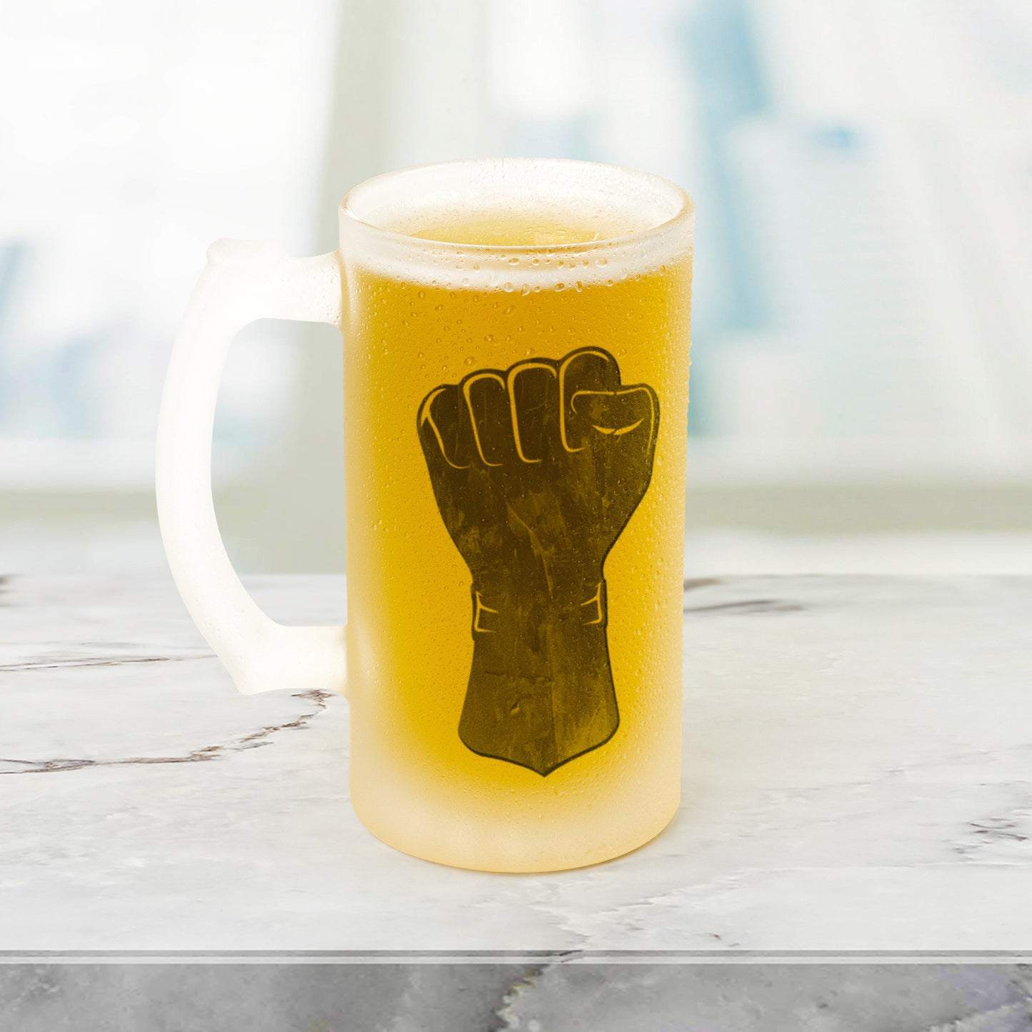 D&D Monk Frosted Mug