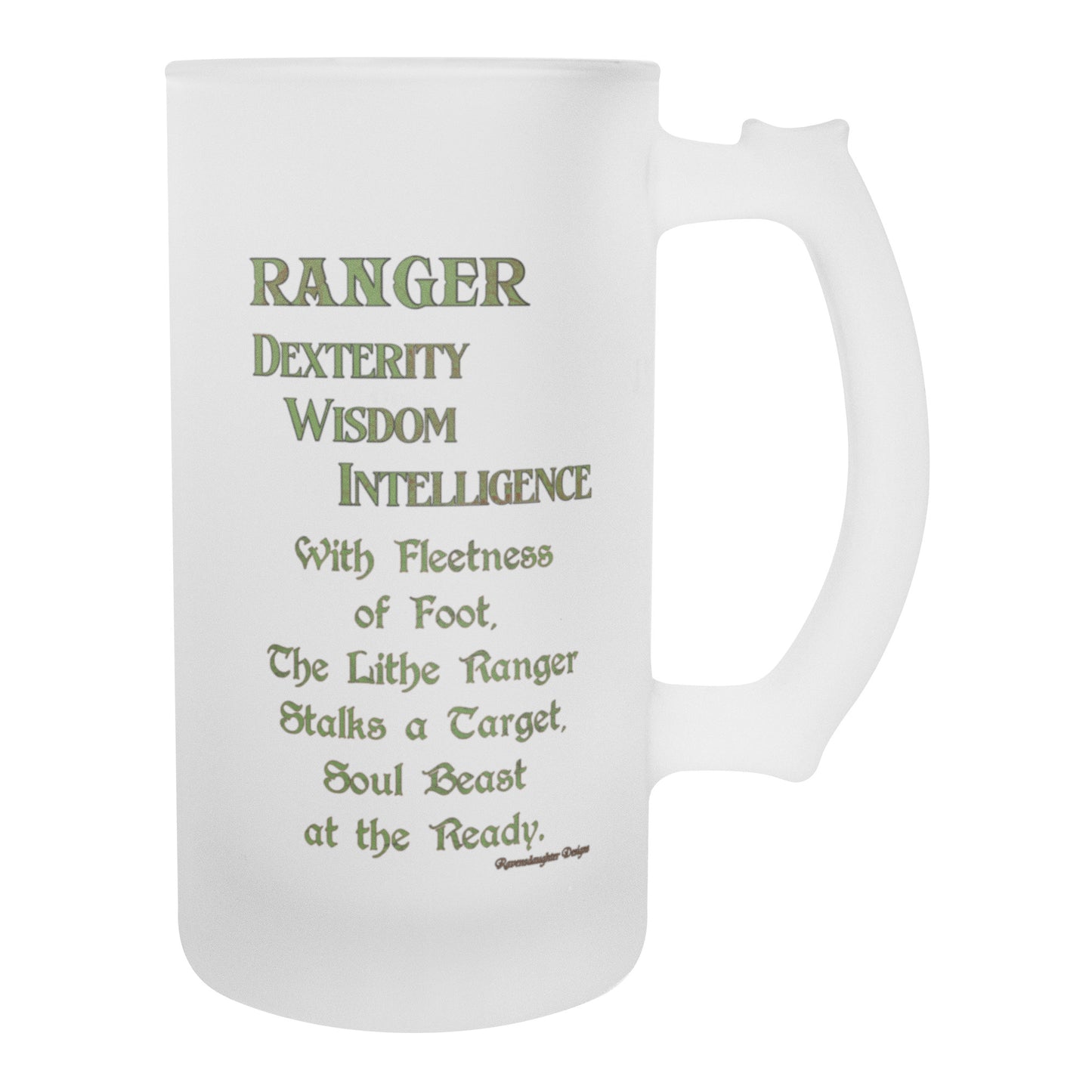 D&D Ranger Frosted Mug