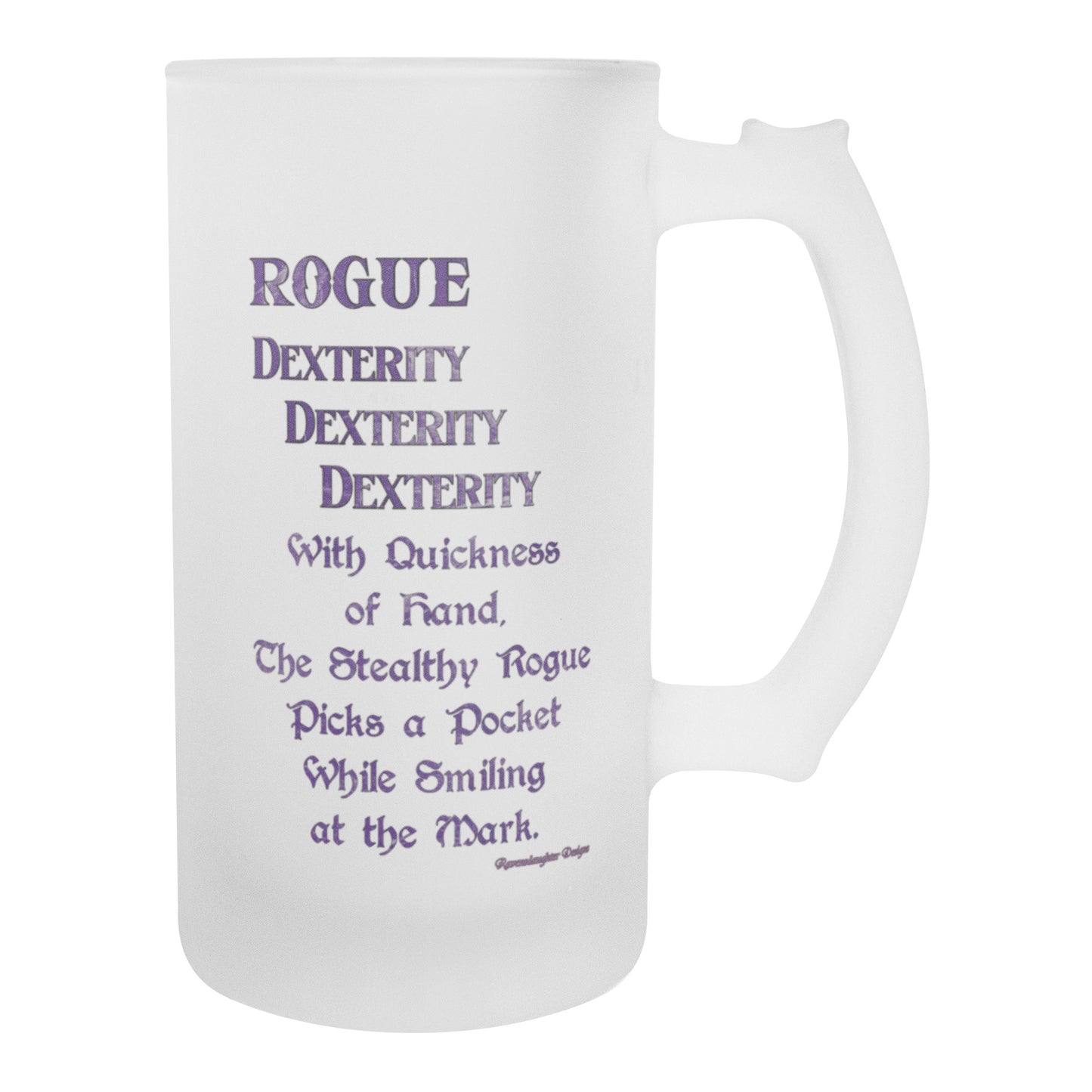 D&D Rogue Frosted Mug