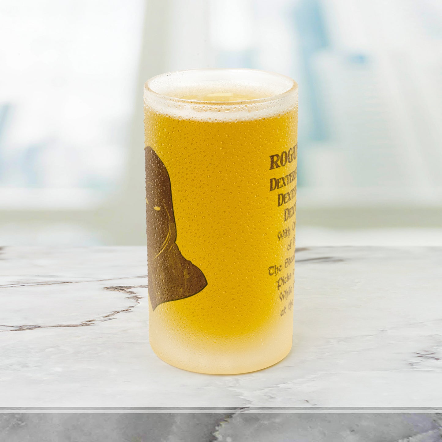 D&D Rogue Frosted Mug