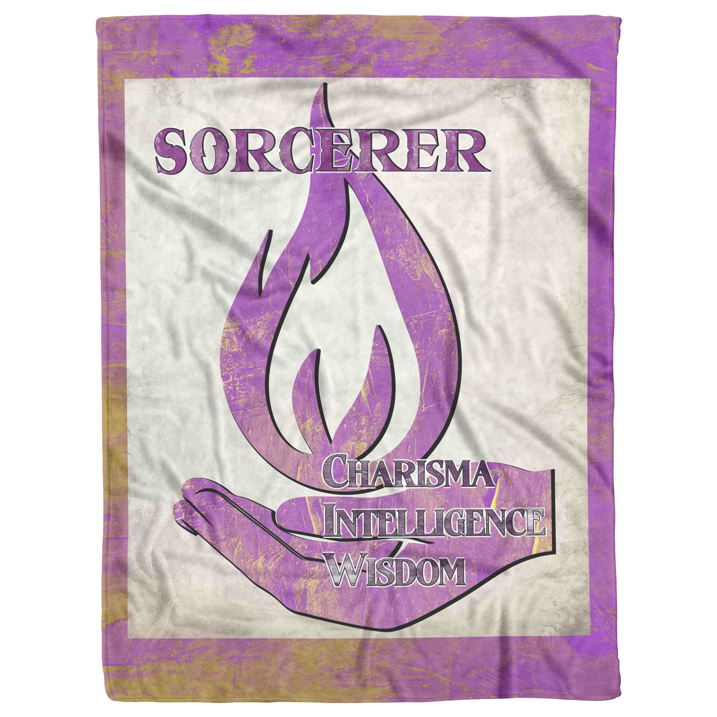 D&D Sorcerer Fleece Blanket
