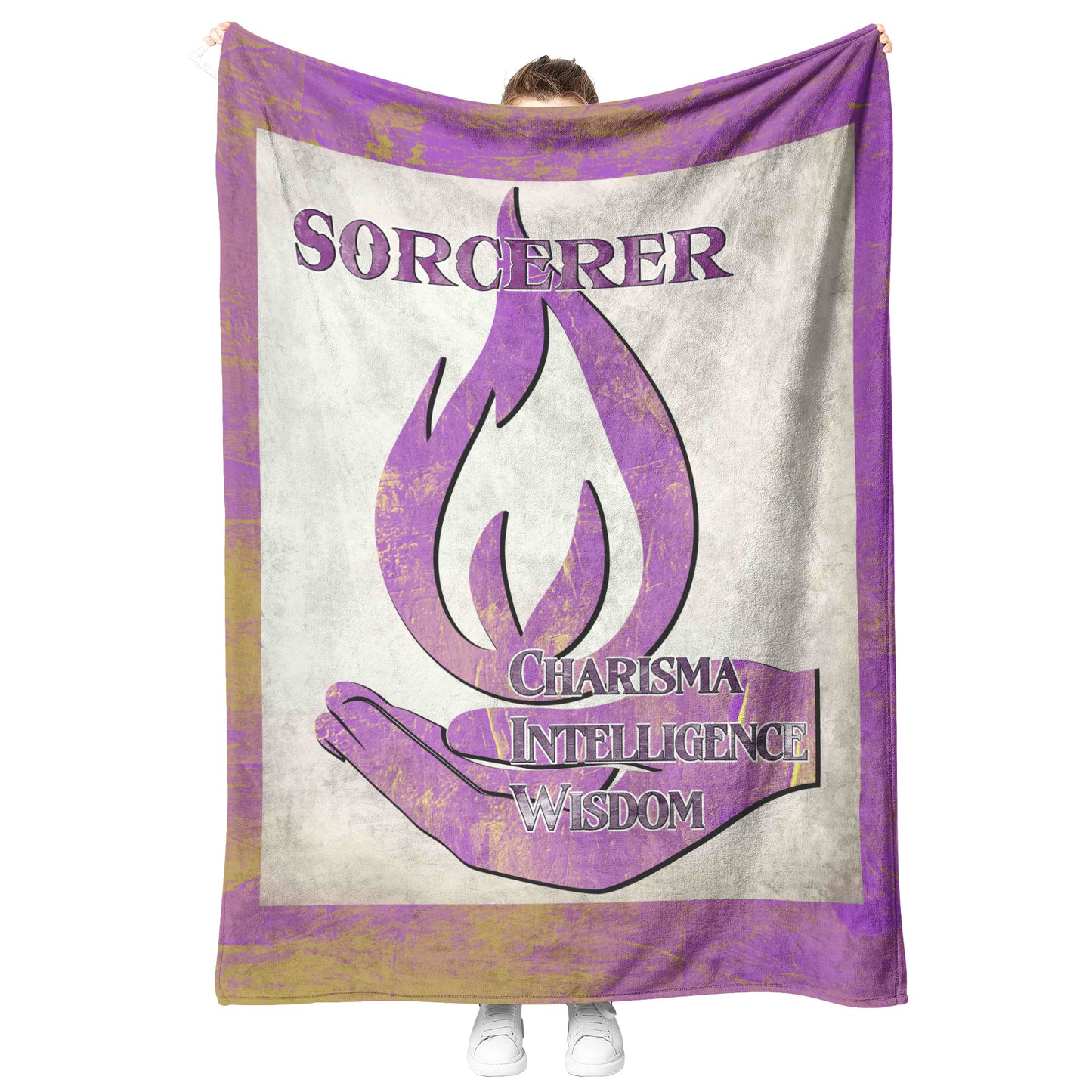 D&D Sorcerer Fleece Blanket