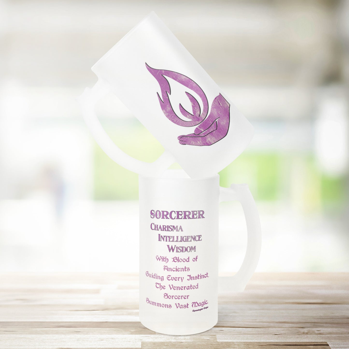 D&D Sorcerer Frosted Mug