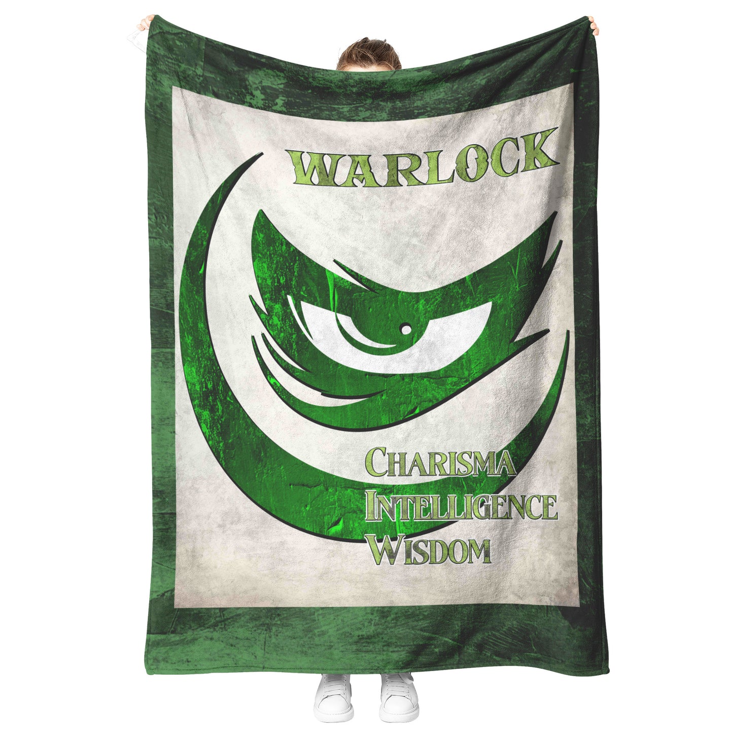 D&D Warlock Fleece Blanket