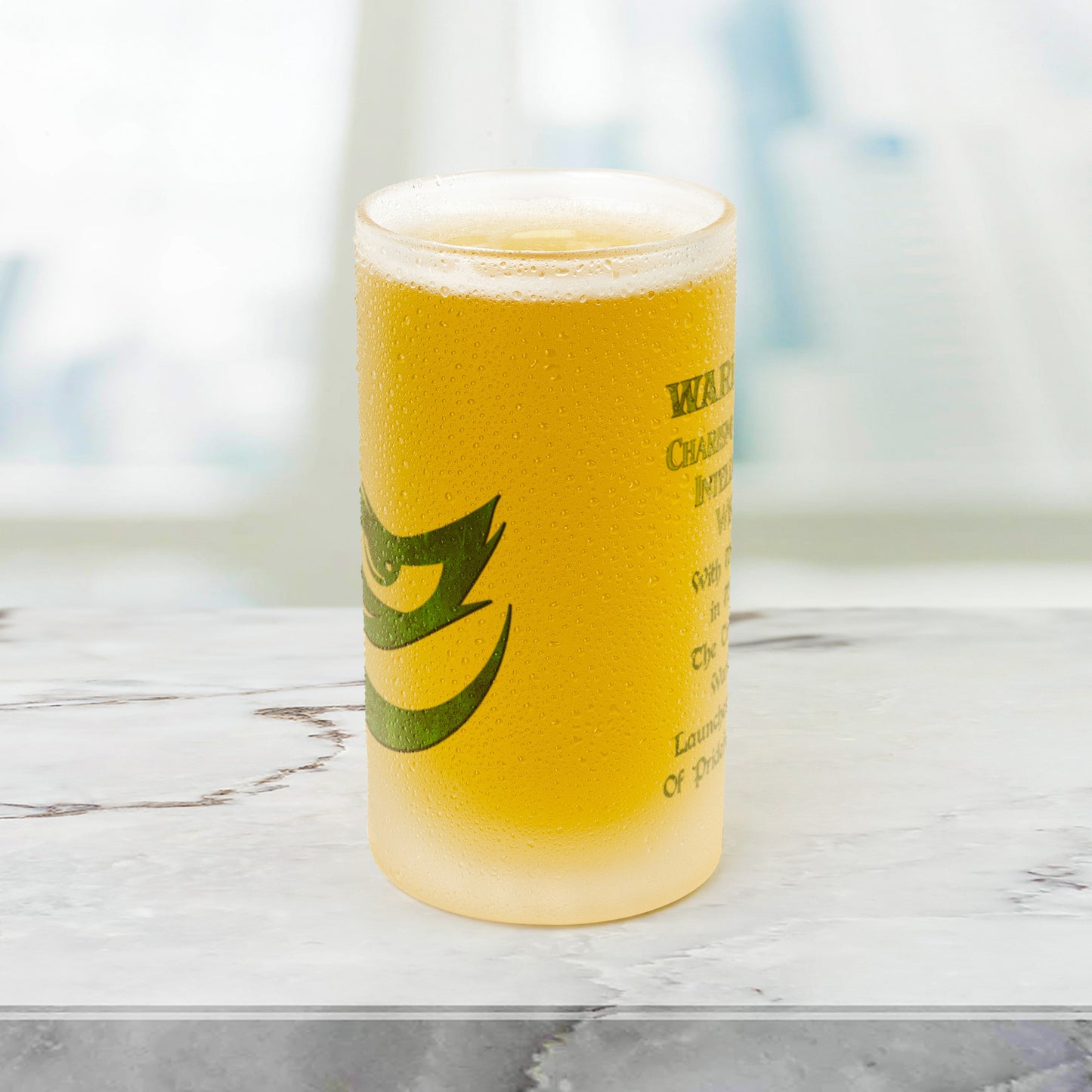 D&D Warlock Frosted Mug